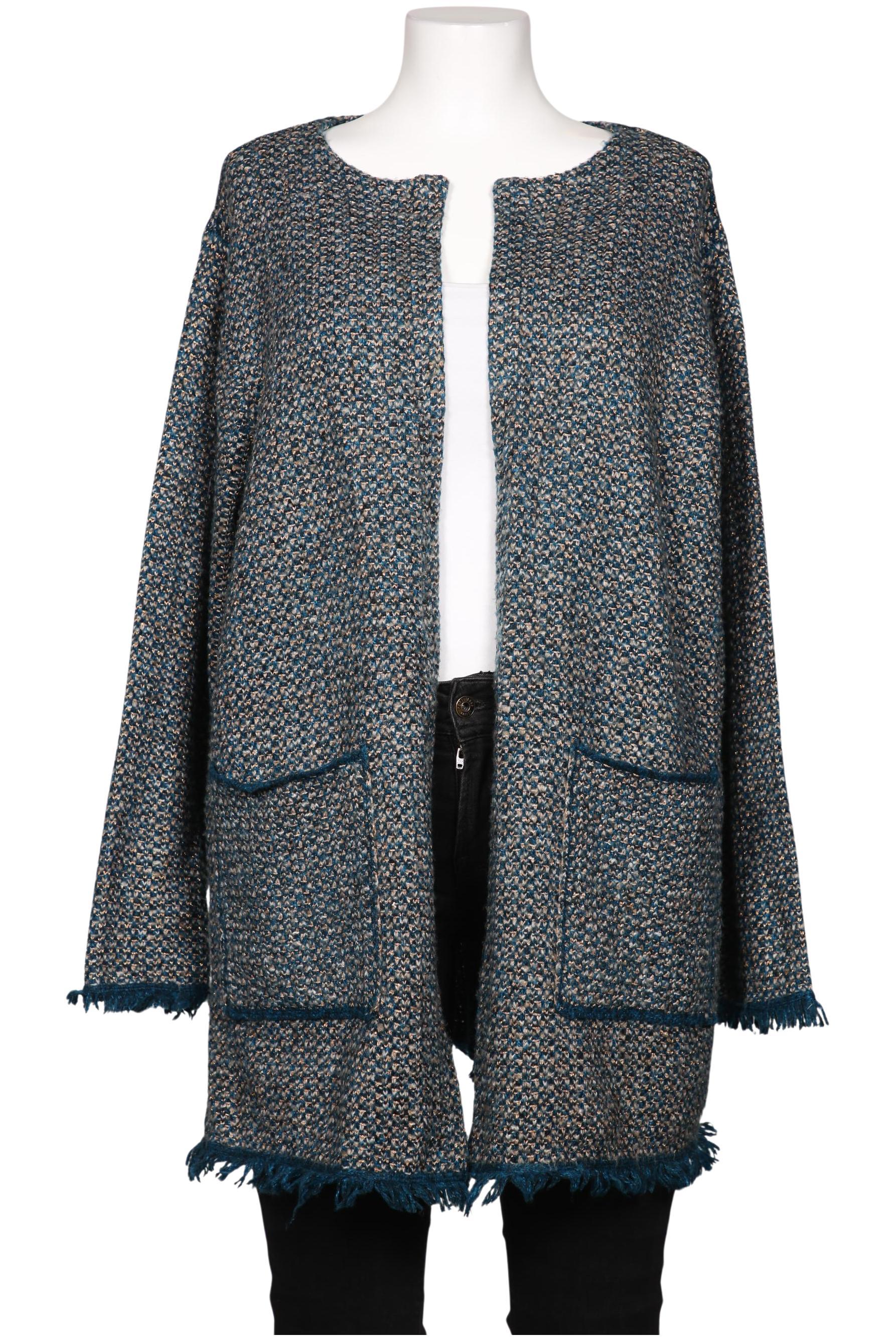 

Samoon by Gerry Weber Damen Strickjacke, blau, Gr. 48