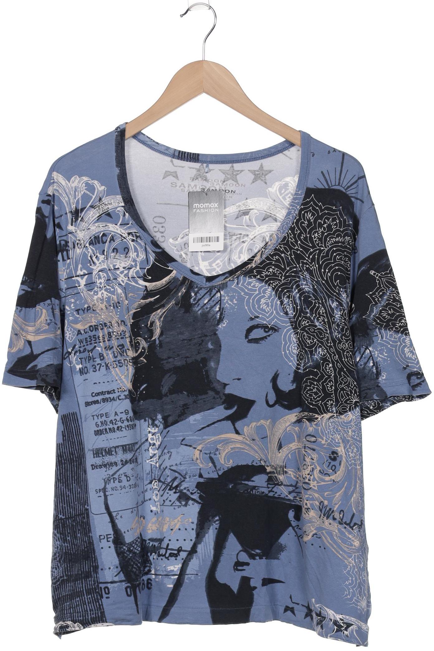 

Samoon by Gerry Weber Damen T-Shirt, blau, Gr. 48