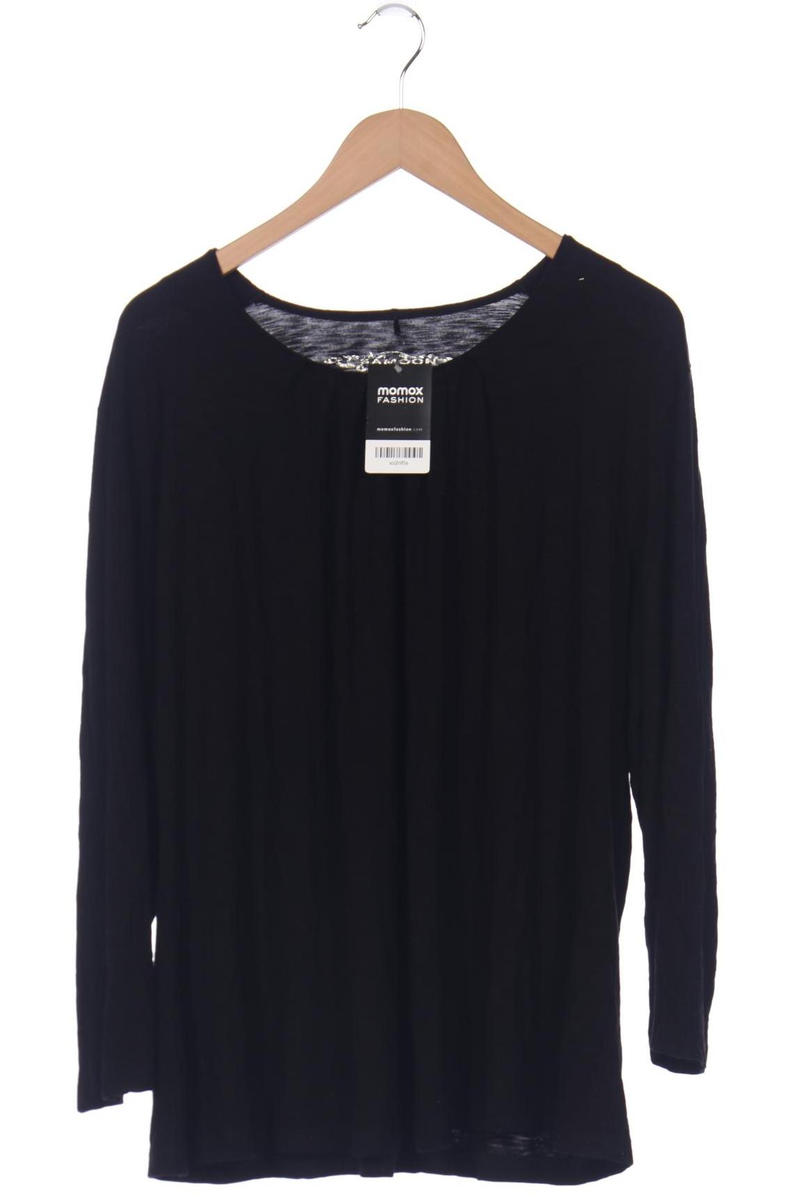 

Samoon by Gerry Weber Damen Langarmshirt, schwarz, Gr. 52