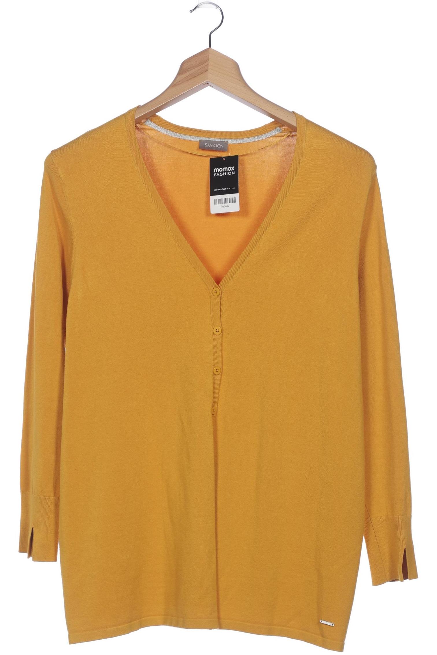 

Samoon by Gerry Weber Damen Strickjacke, gelb, Gr. 46