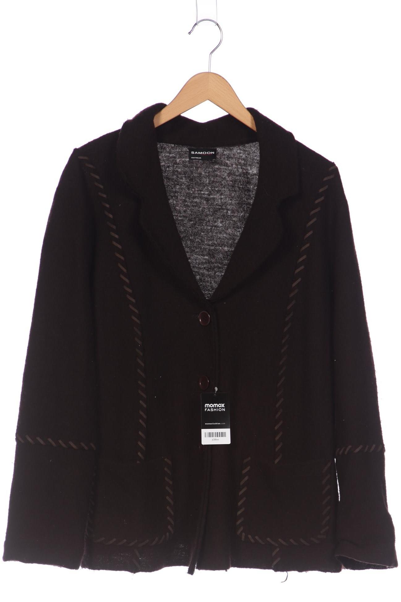 

Samoon by Gerry Weber Damen Strickjacke, braun, Gr. 52