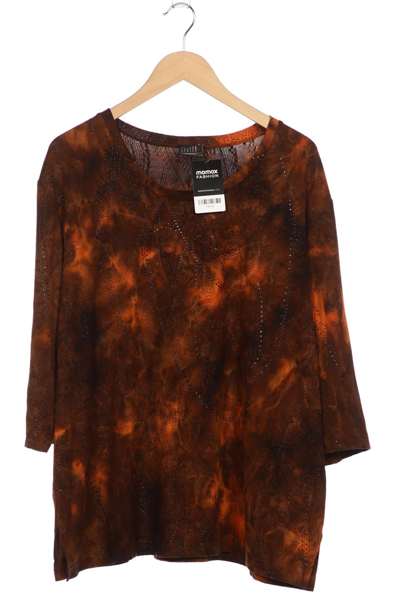 

Samoon by Gerry Weber Damen Langarmshirt, braun, Gr. 48