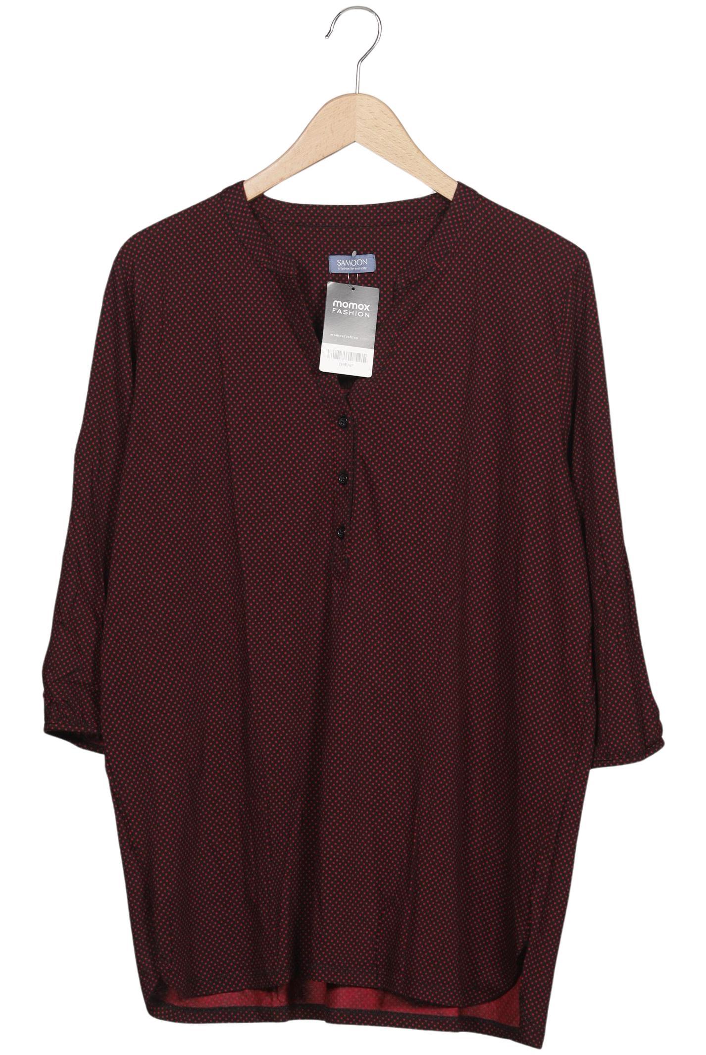 

Samoon by Gerry Weber Damen Langarmshirt, bordeaux, Gr. 46
