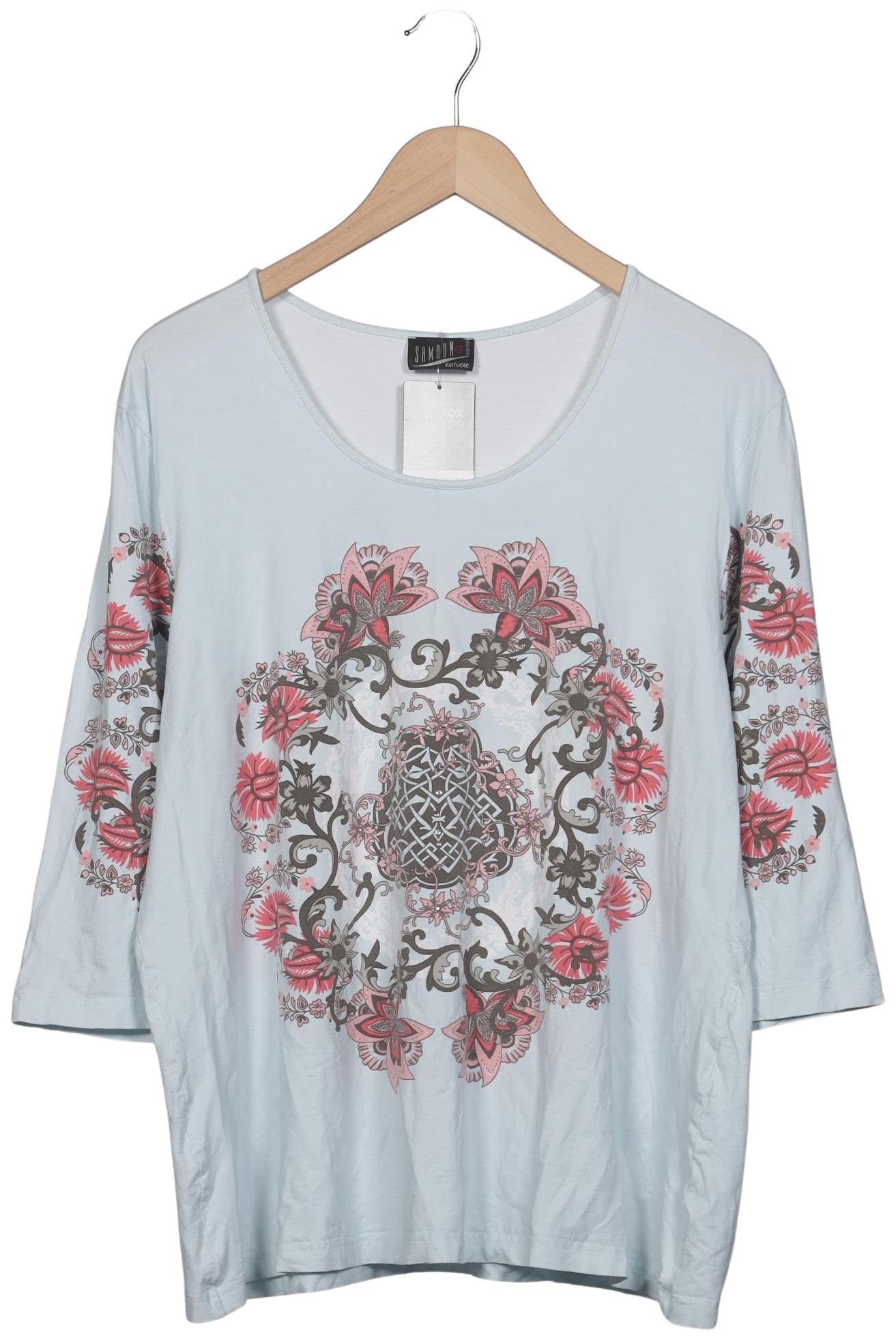 

Samoon by Gerry Weber Damen Langarmshirt, hellblau, Gr. 46