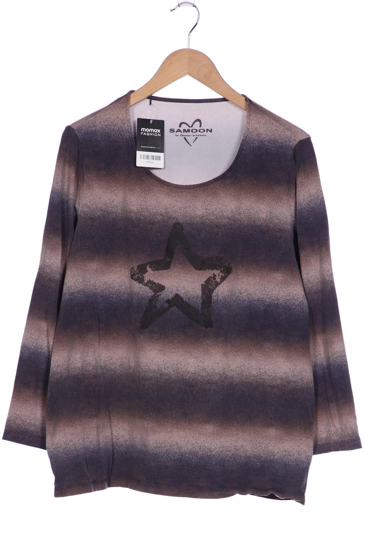 

Samoon by Gerry Weber Damen Langarmshirt, braun, Gr. 48