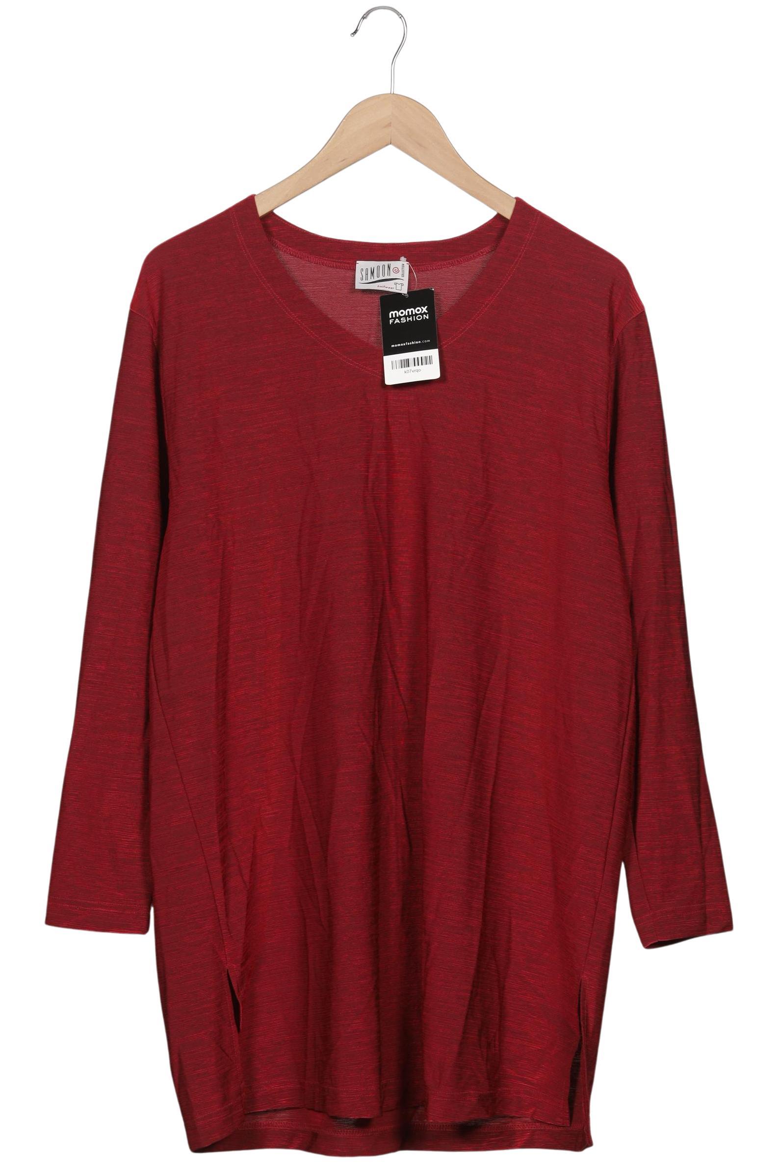 

Samoon by Gerry Weber Damen Langarmshirt, rot, Gr. 44