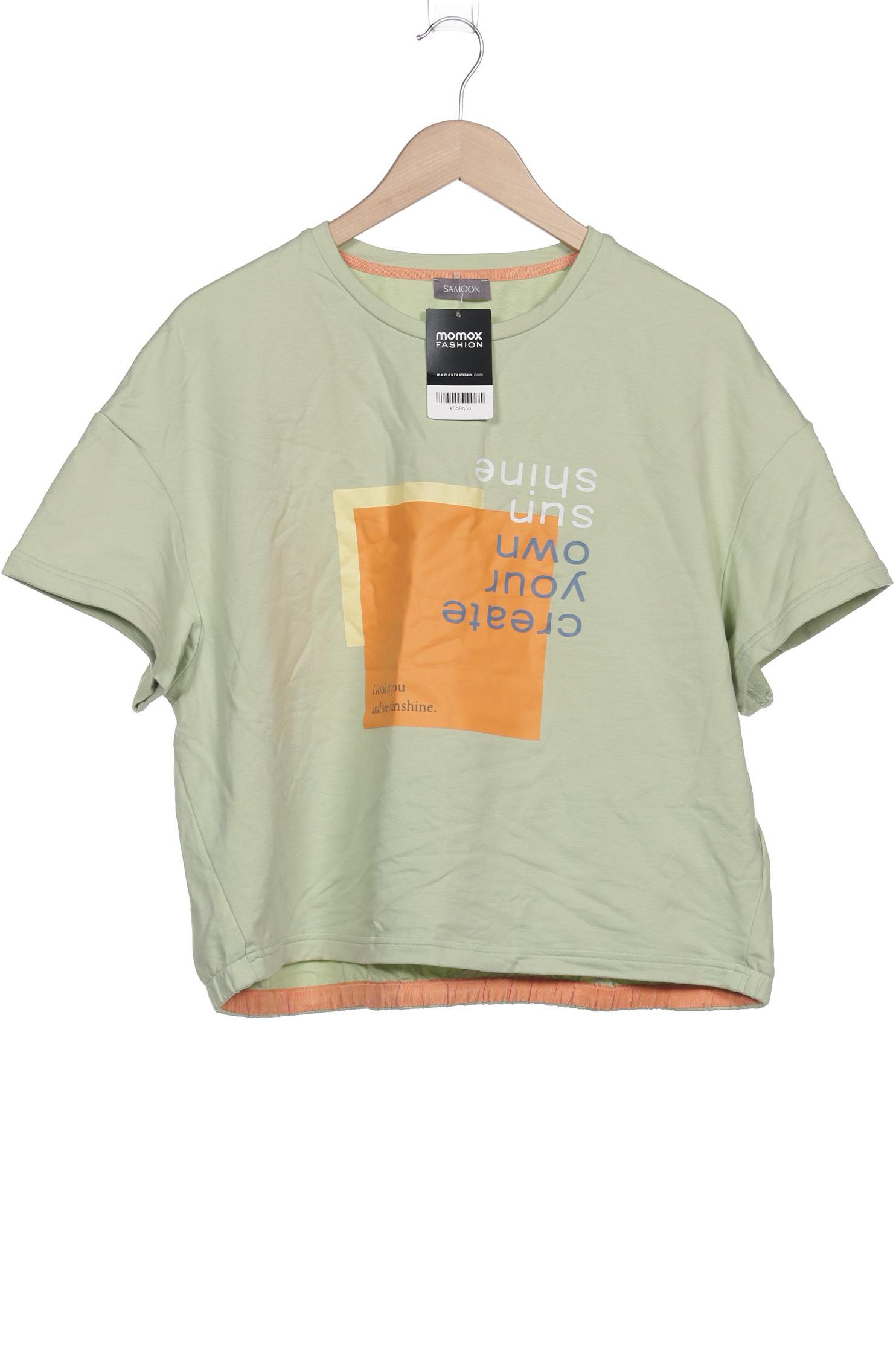 

Samoon by Gerry Weber Damen T-Shirt, hellgrün, Gr. 42