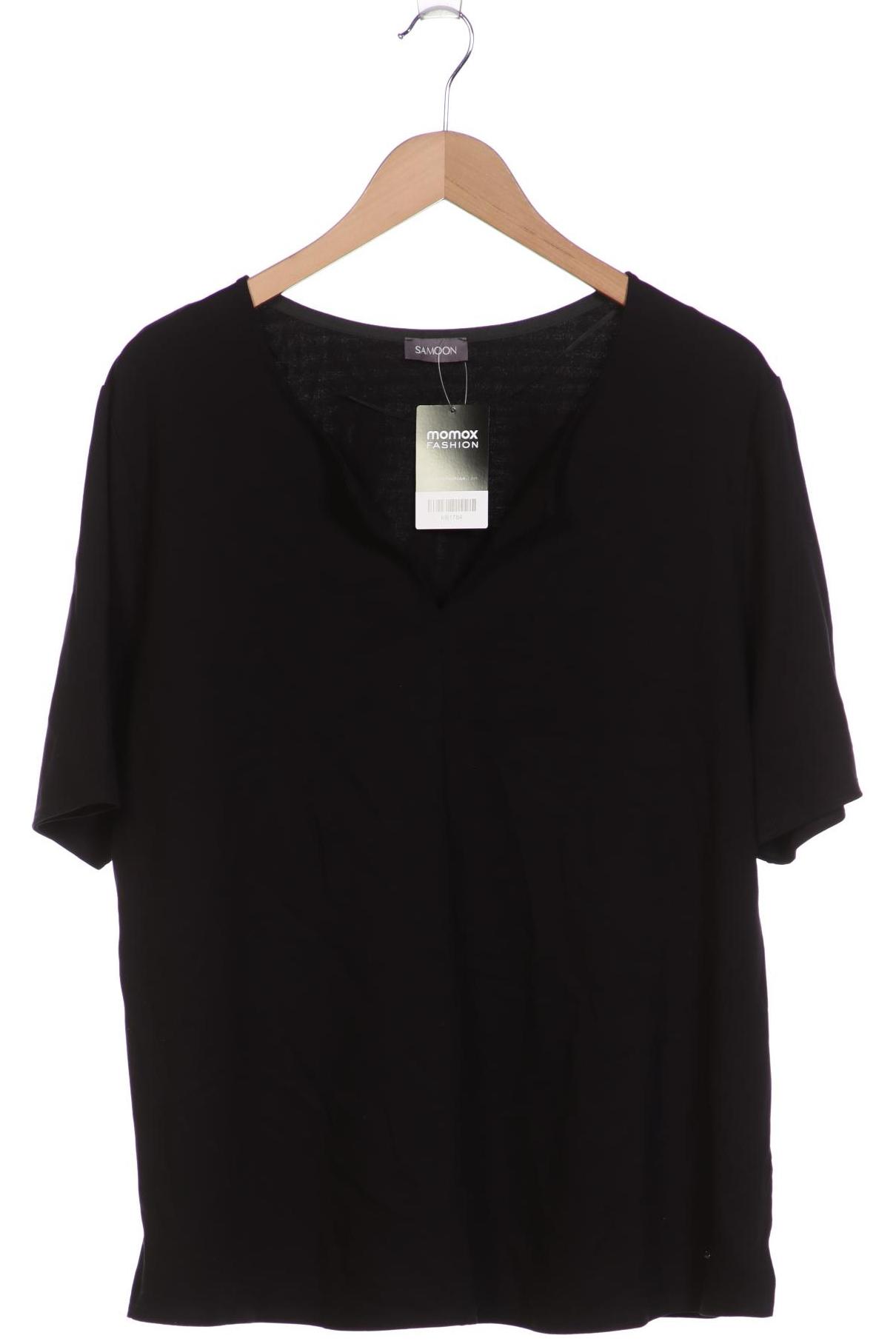 

Samoon by Gerry Weber Damen T-Shirt, schwarz, Gr. 48