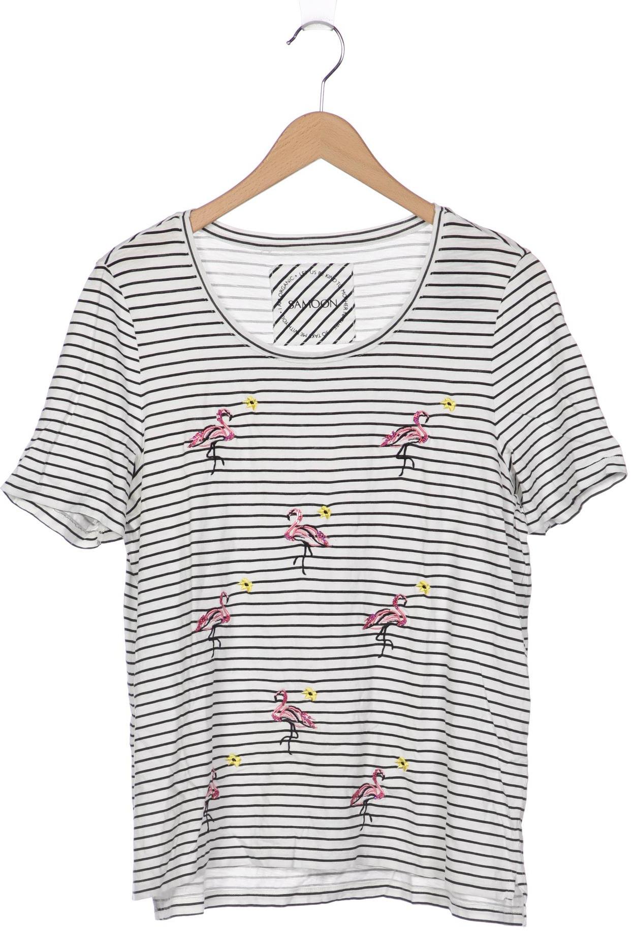 

Samoon by Gerry Weber Damen T-Shirt, weiß, Gr. 44