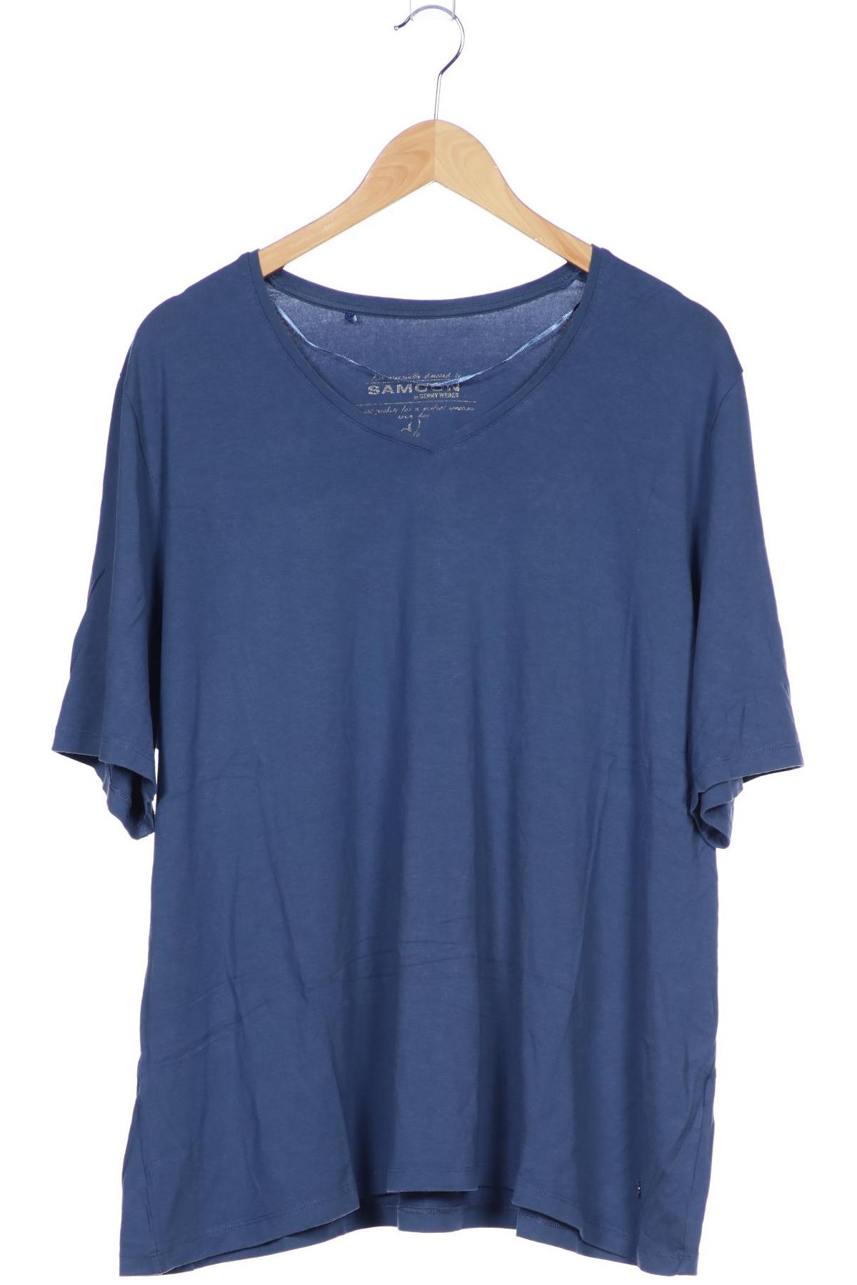 

Samoon by Gerry Weber Damen T-Shirt, blau, Gr. 56
