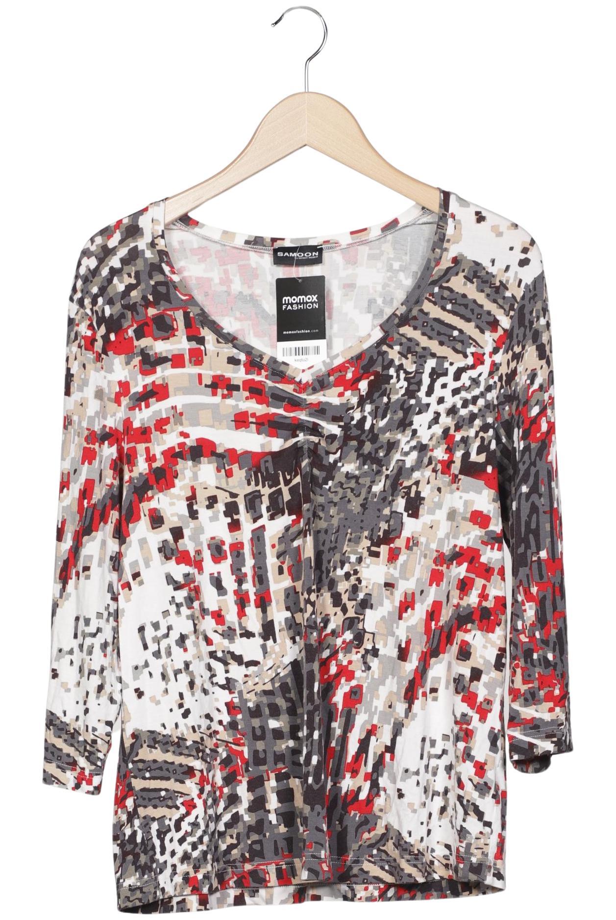 

Samoon by Gerry Weber Damen Langarmshirt, mehrfarbig, Gr. 44