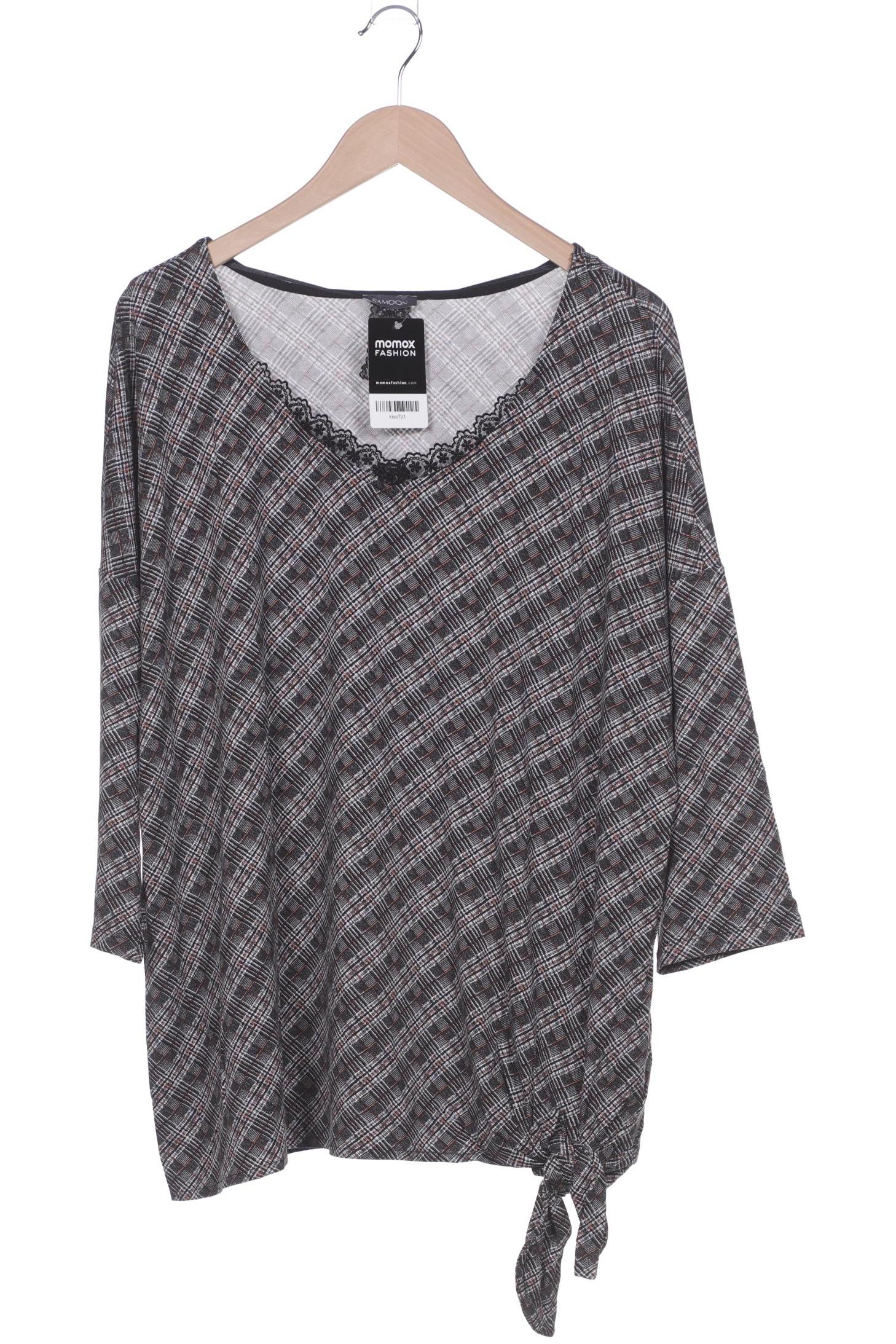 

Samoon by Gerry Weber Damen Langarmshirt, schwarz, Gr. 46
