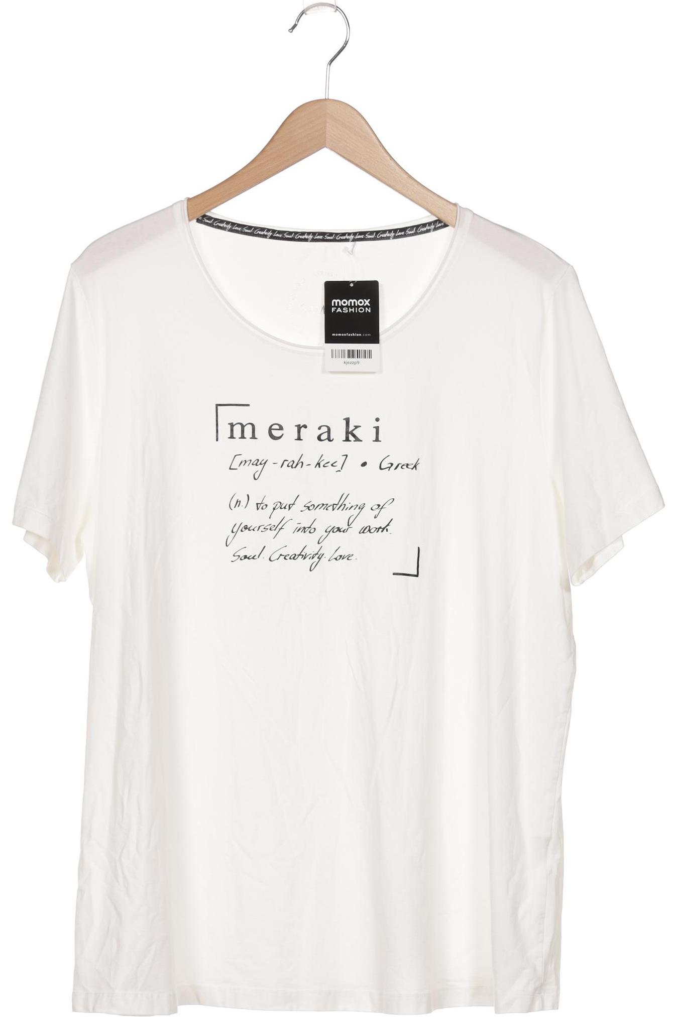 

Samoon by Gerry Weber Damen T-Shirt, weiß, Gr. 50