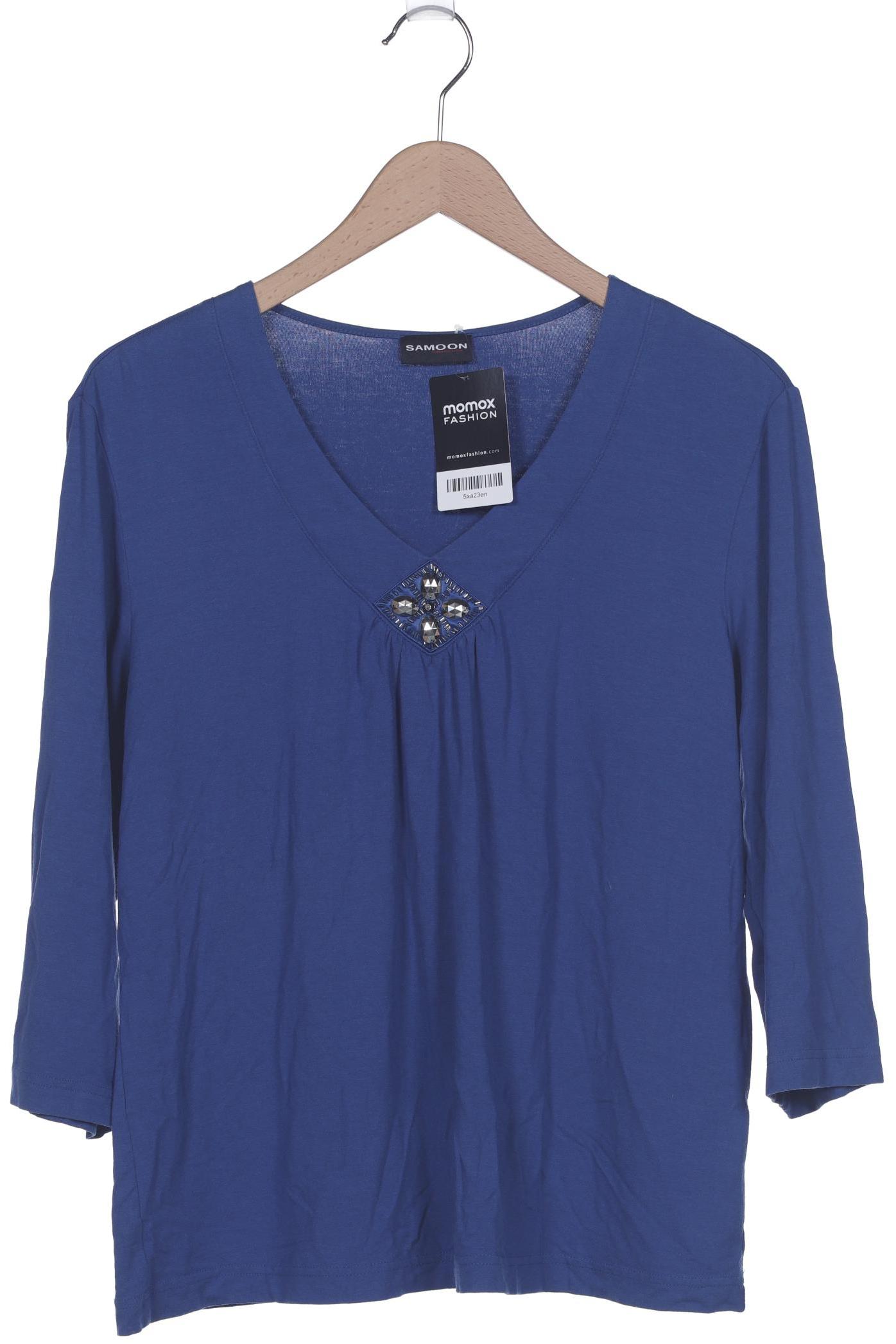 

SAMOON by Gerry Weber Damen Langarmshirt, marineblau