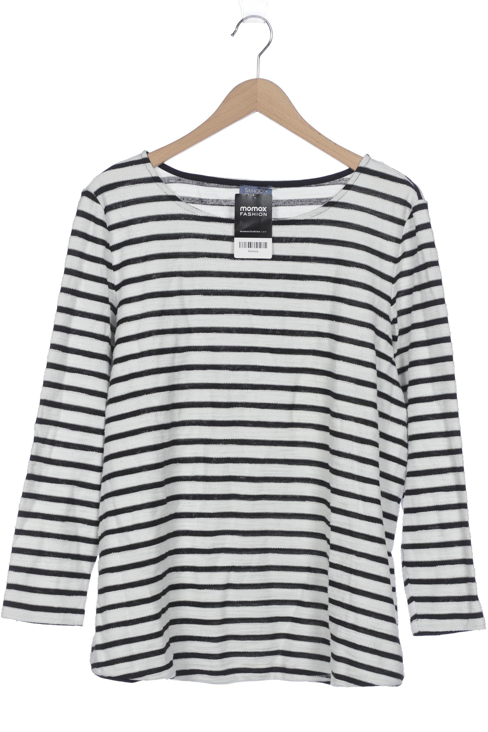 

Samoon by Gerry Weber Damen Sweatshirt, weiß, Gr. 48