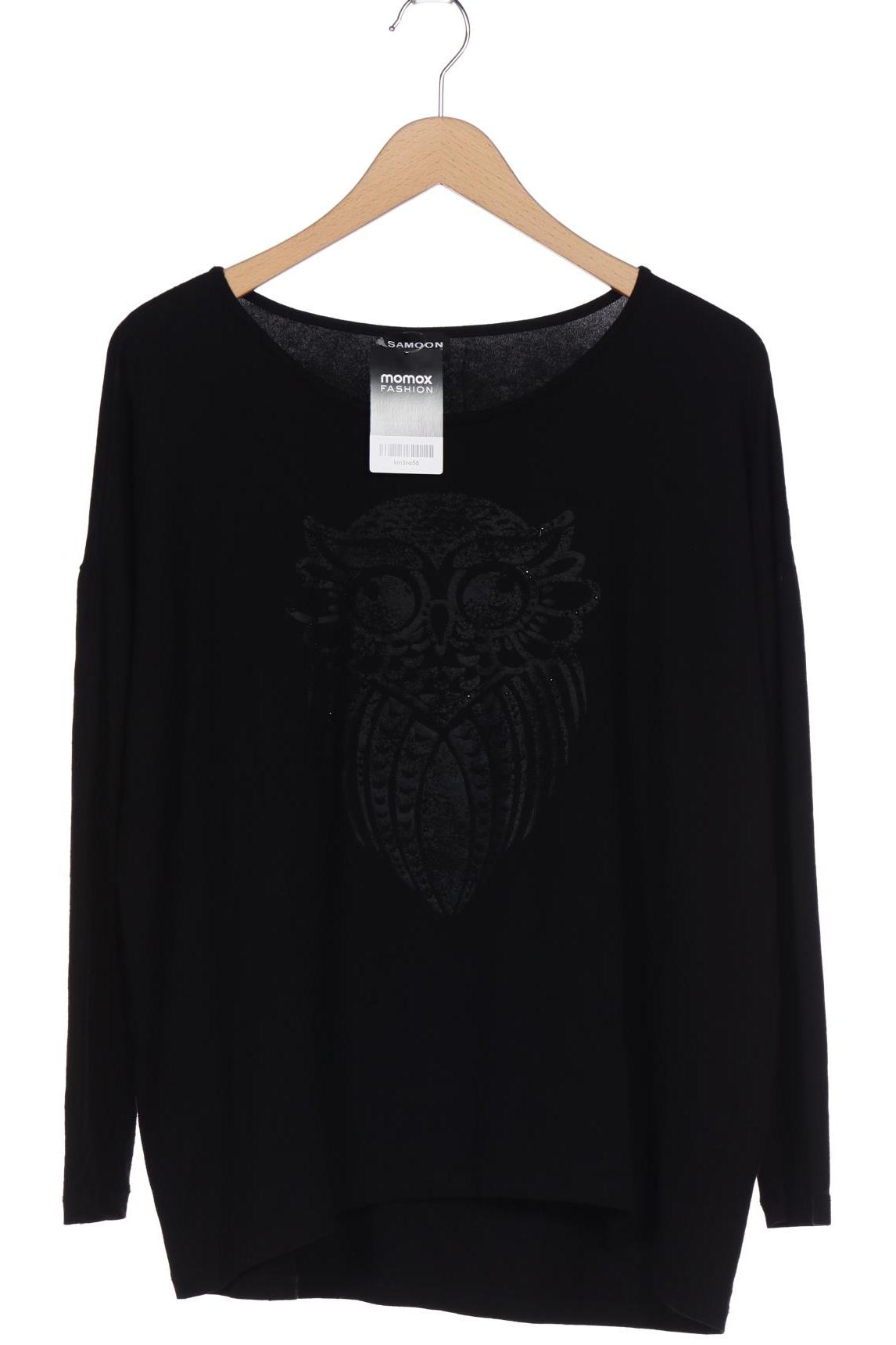 

SAMOON by Gerry Weber Damen Langarmshirt, schwarz