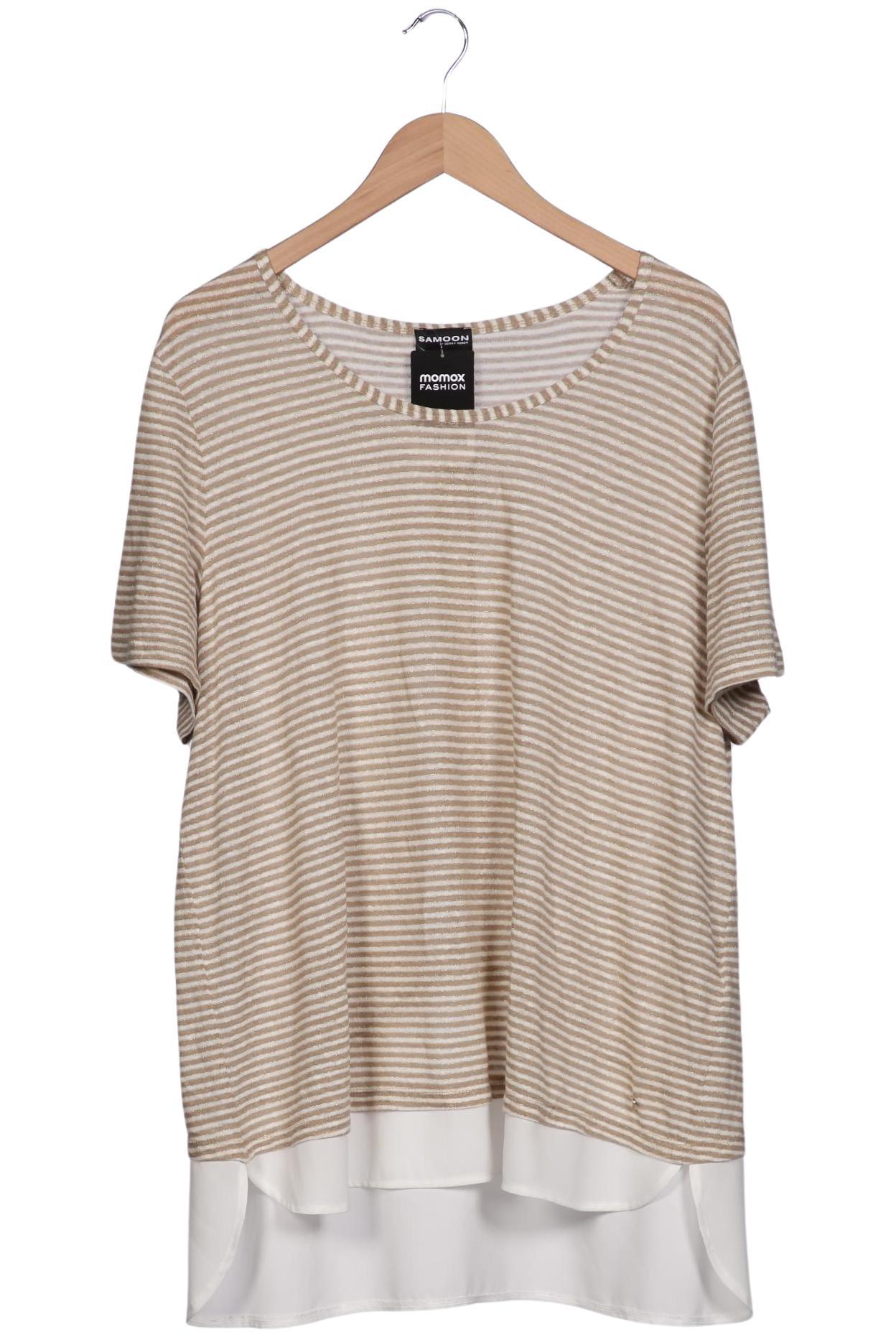 

Samoon by Gerry Weber Damen T-Shirt, beige, Gr. 52