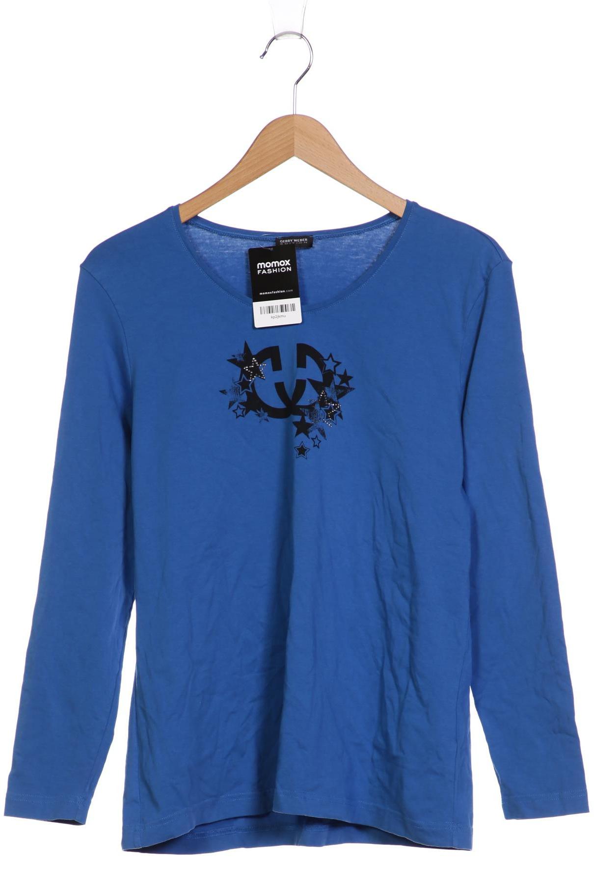 

Samoon by Gerry Weber Damen Langarmshirt, blau, Gr. 44