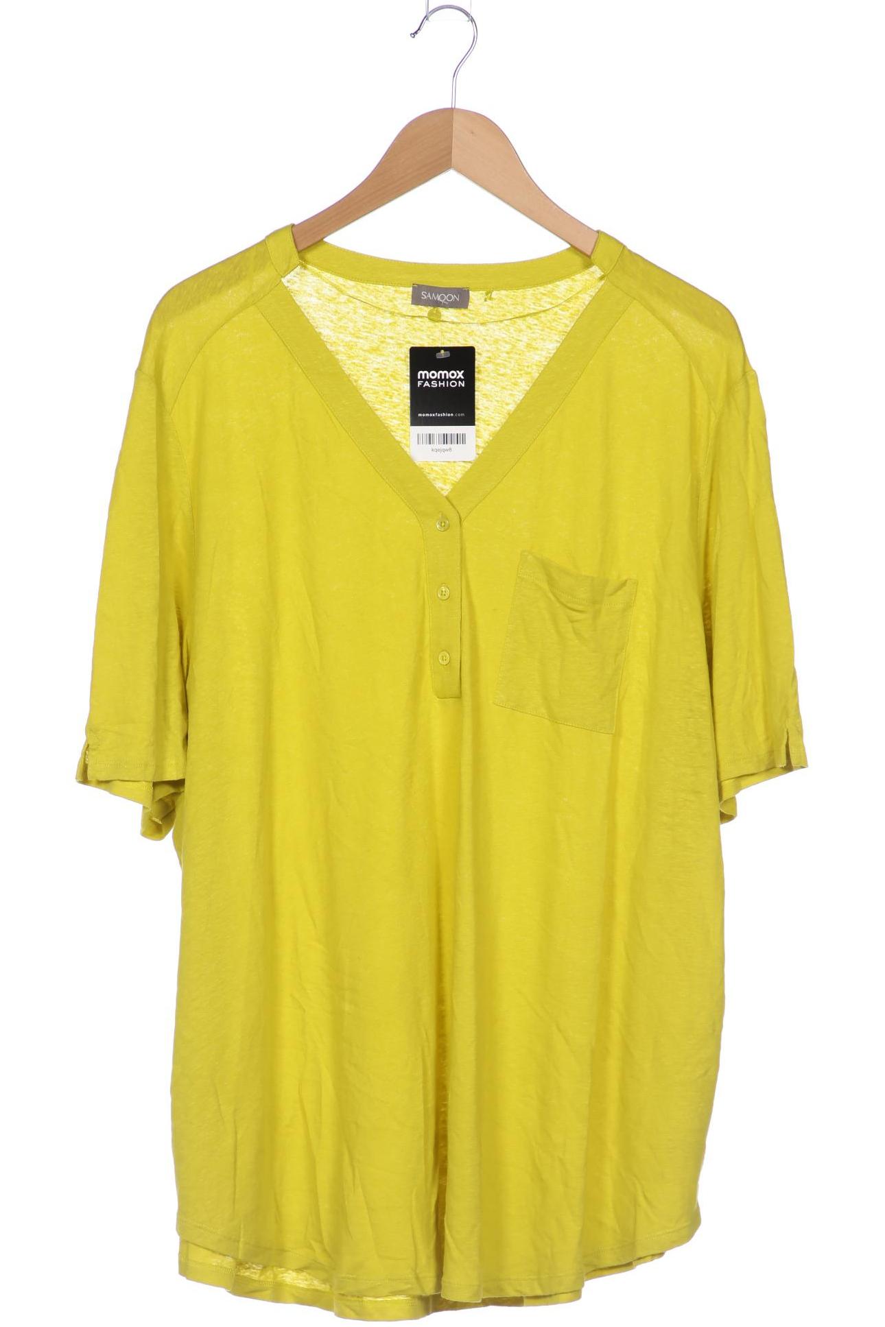 

Samoon by Gerry Weber Damen T-Shirt, gelb, Gr. 52