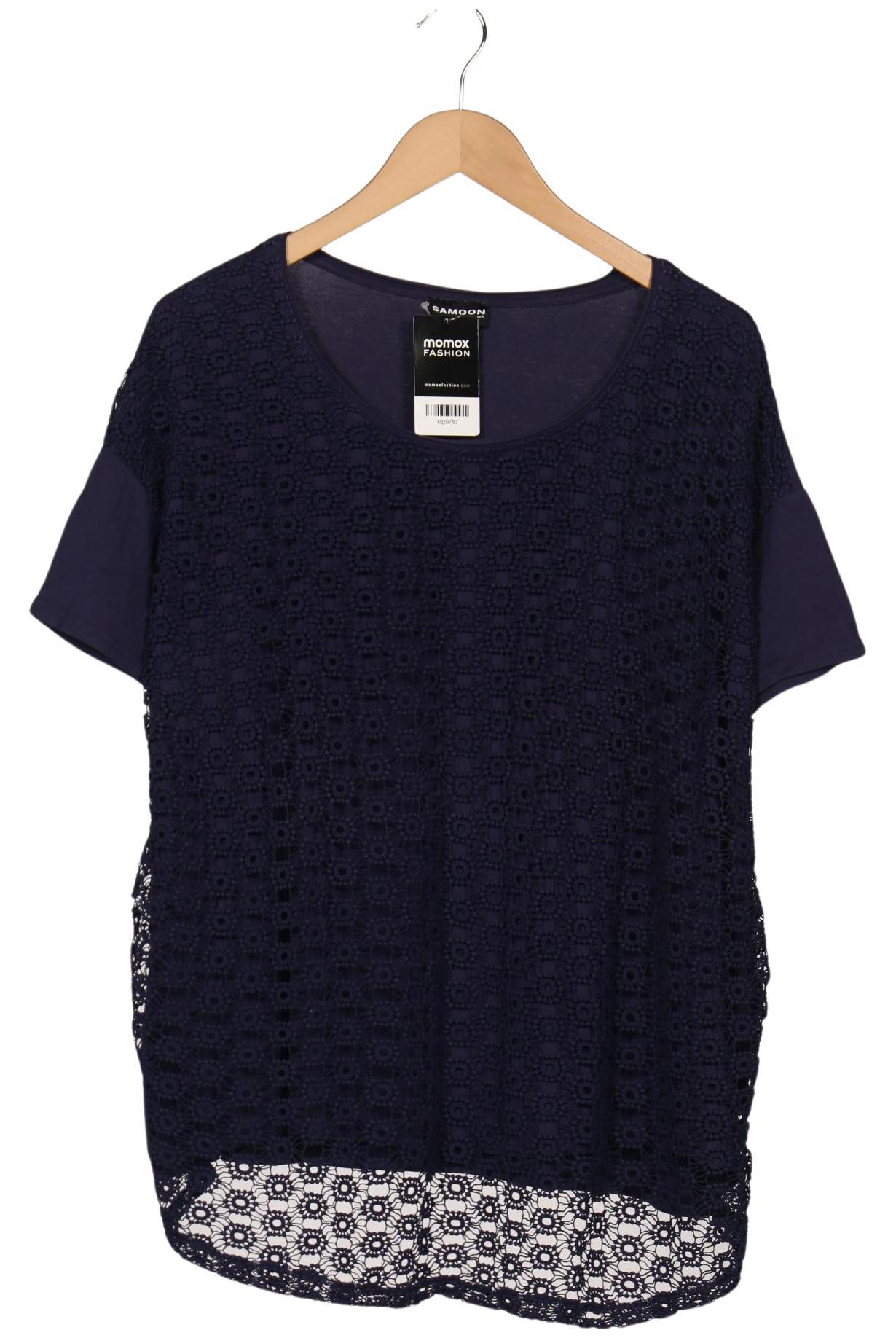 

Samoon by Gerry Weber Damen T-Shirt, marineblau, Gr. 48