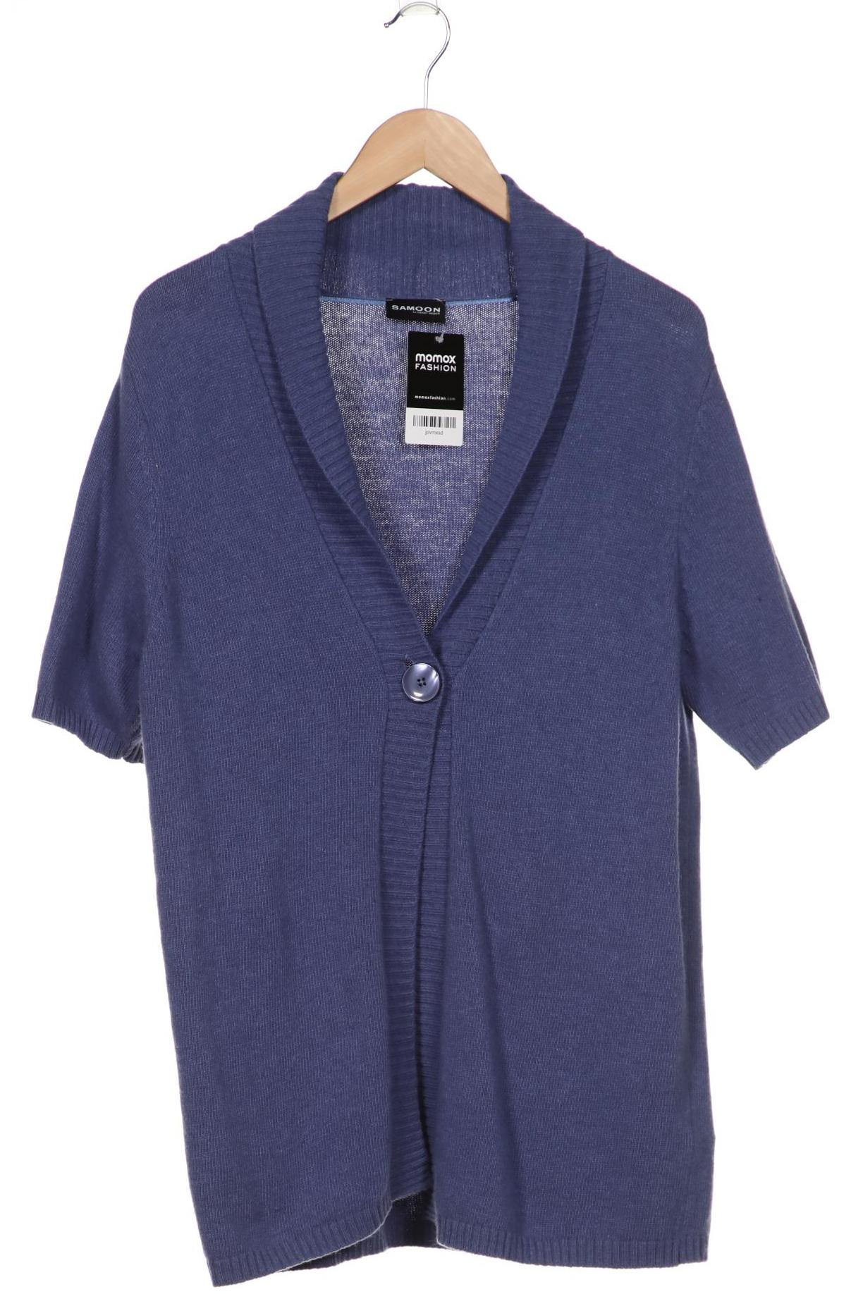 

Samoon by Gerry Weber Damen Strickjacke, blau, Gr. 44