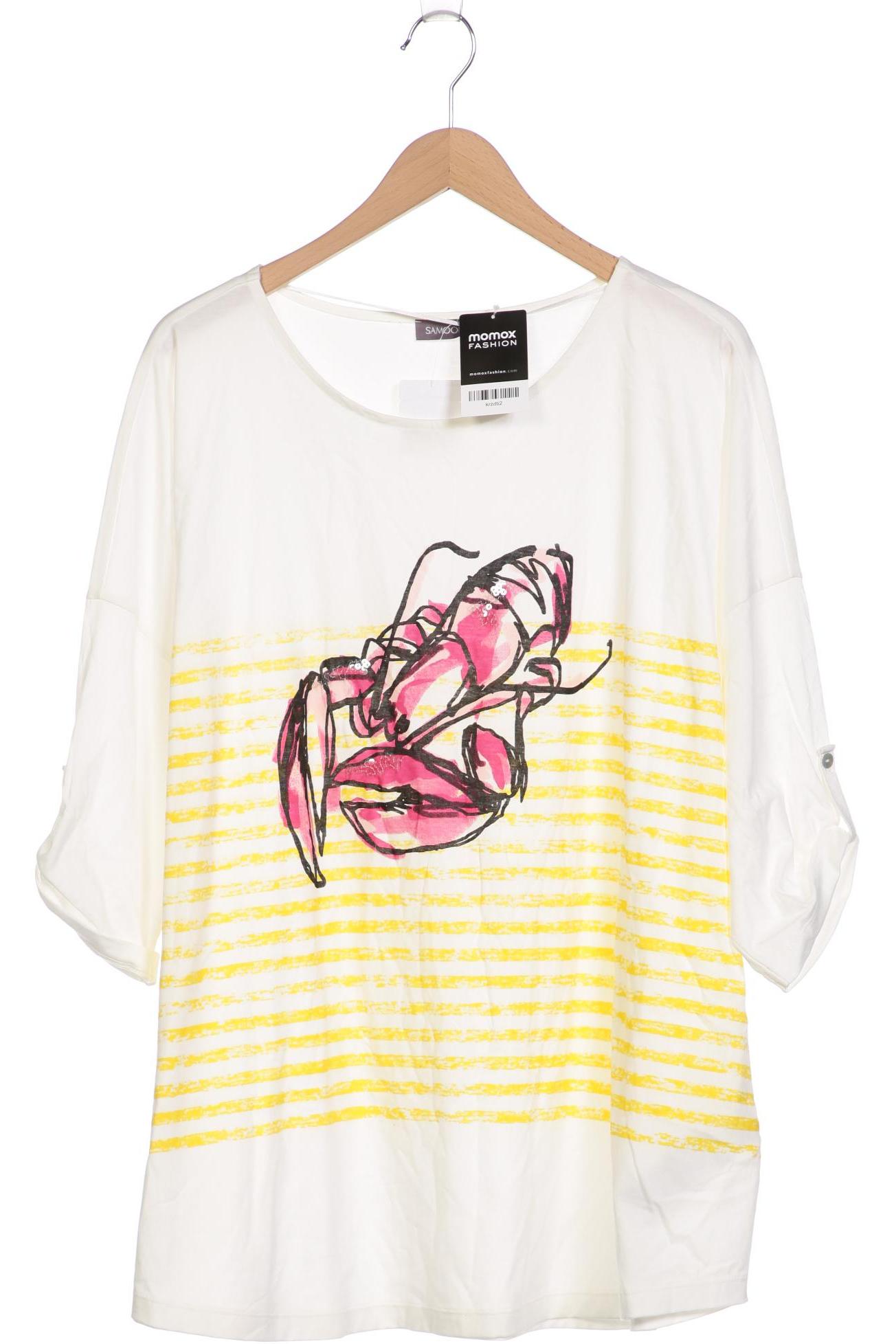 

Samoon by Gerry Weber Damen T-Shirt, weiß, Gr. 44