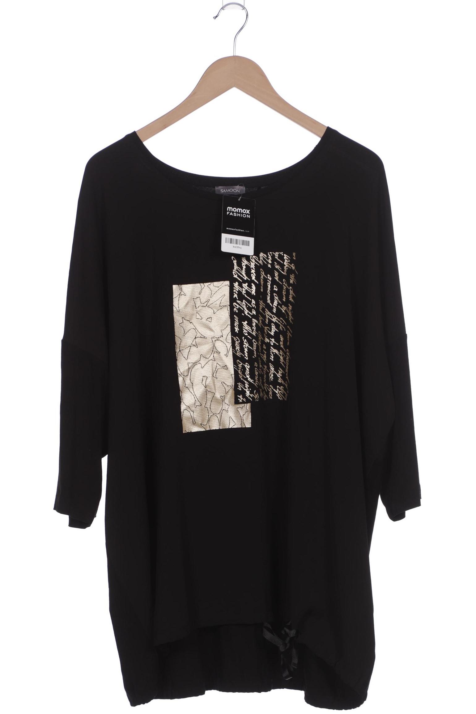 

Samoon by Gerry Weber Damen T-Shirt, schwarz, Gr. 52