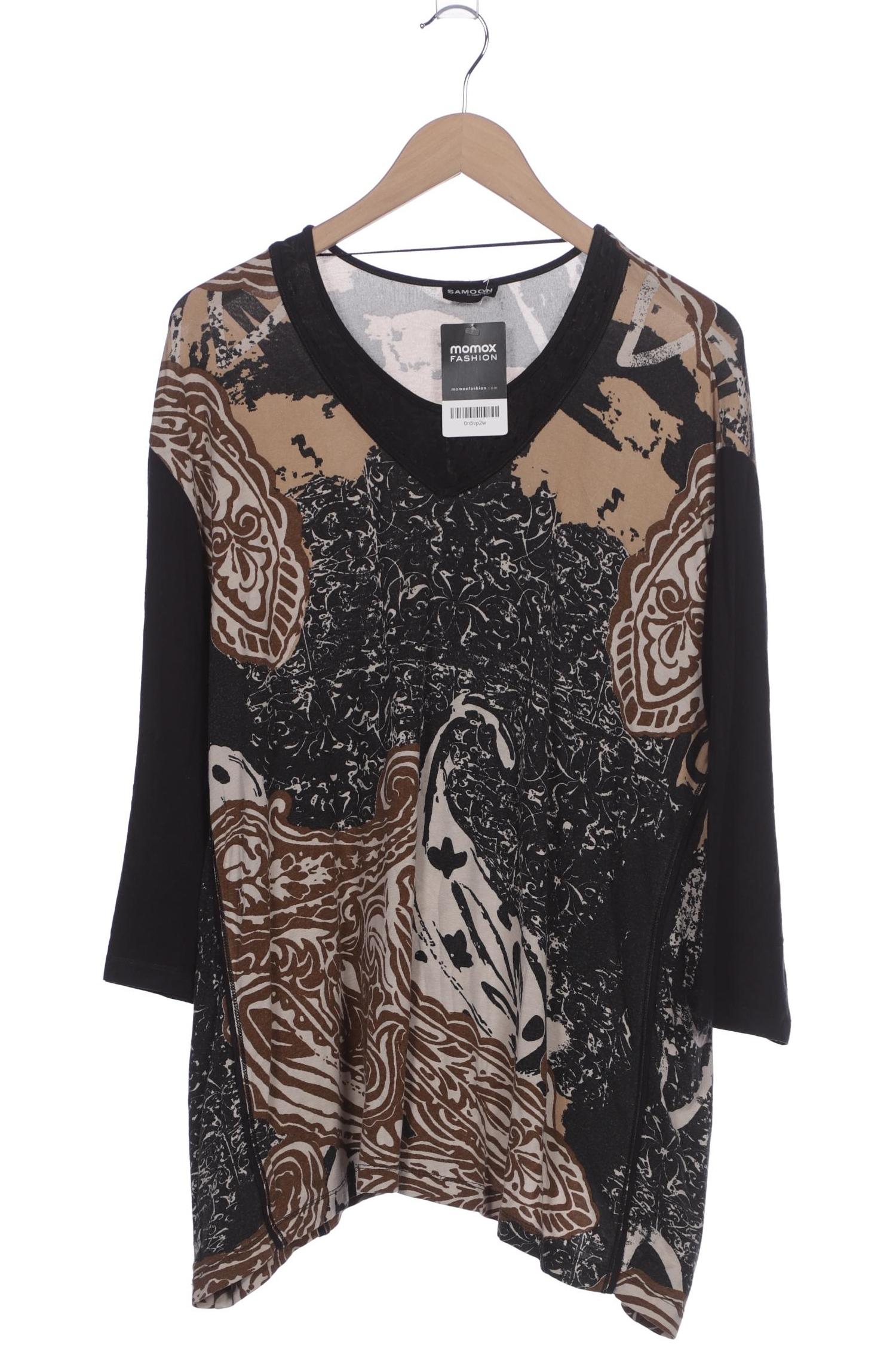 

Samoon by Gerry Weber Damen Langarmshirt, schwarz, Gr. 46