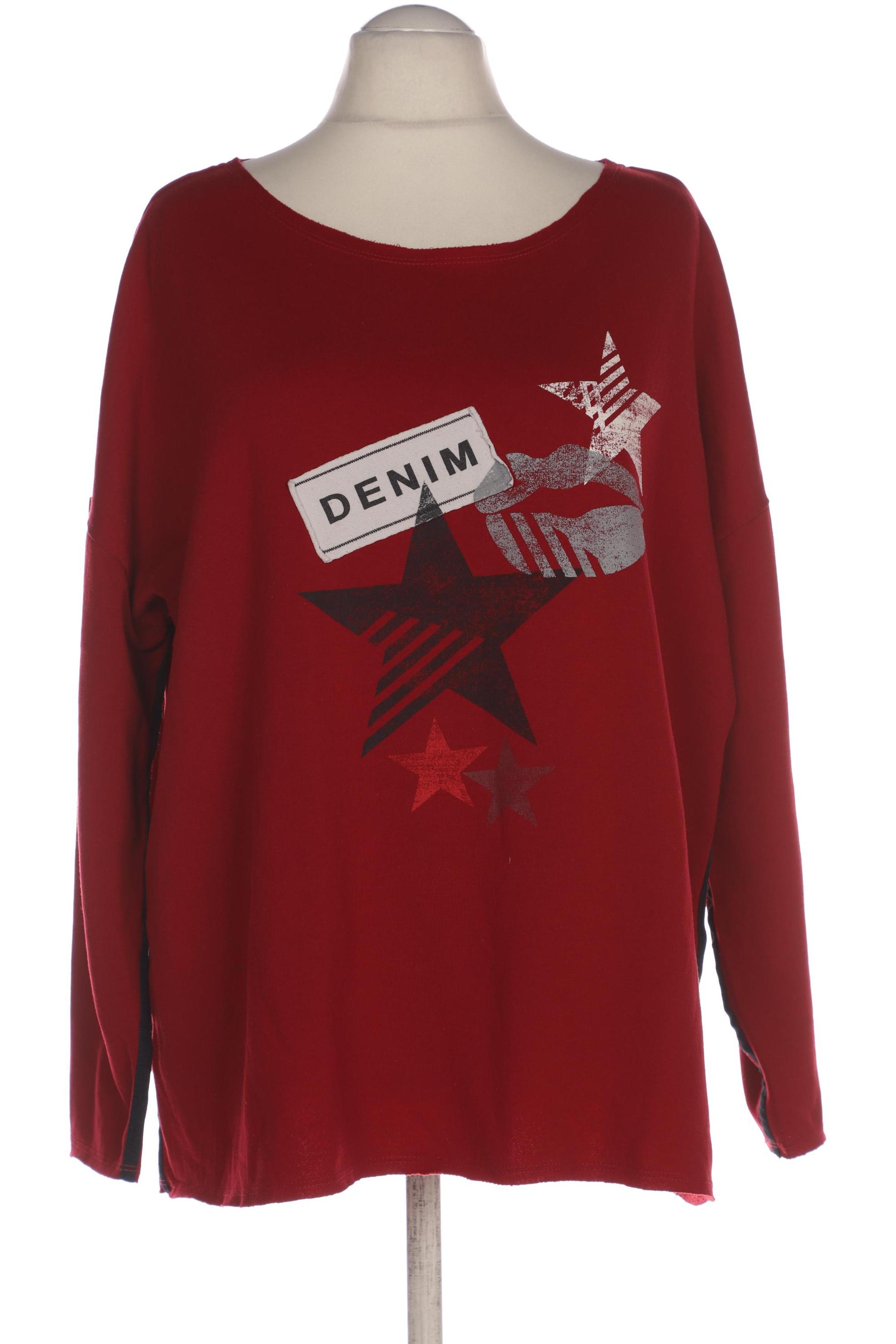 

Samoon by Gerry Weber Damen Langarmshirt, rot, Gr. 52