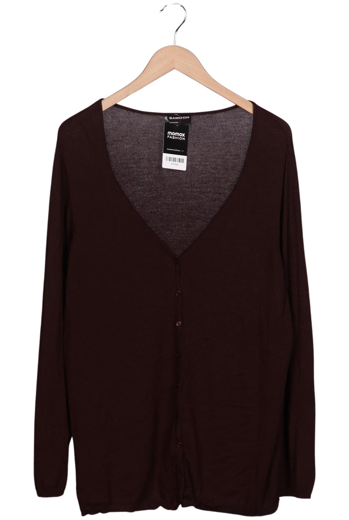 

Samoon by Gerry Weber Damen Strickjacke, braun, Gr. 48