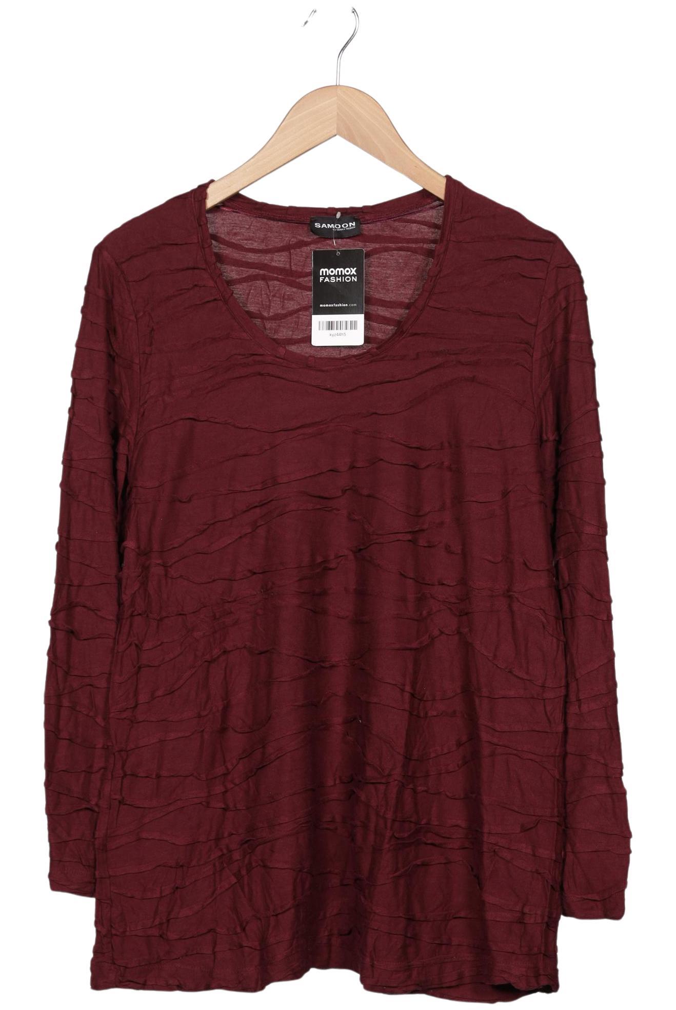 

Samoon by Gerry Weber Damen Langarmshirt, bordeaux, Gr. 44