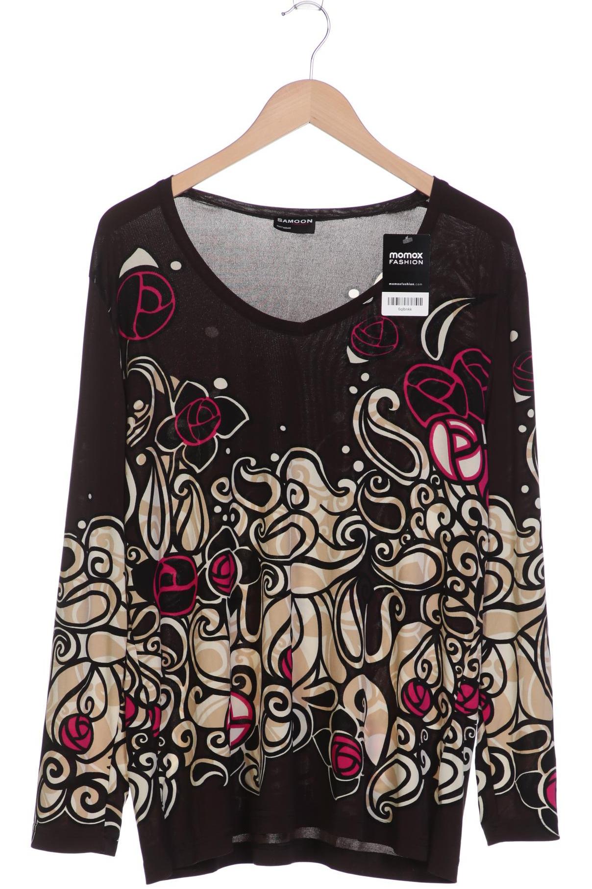 

Samoon by Gerry Weber Damen Langarmshirt, braun, Gr. 48