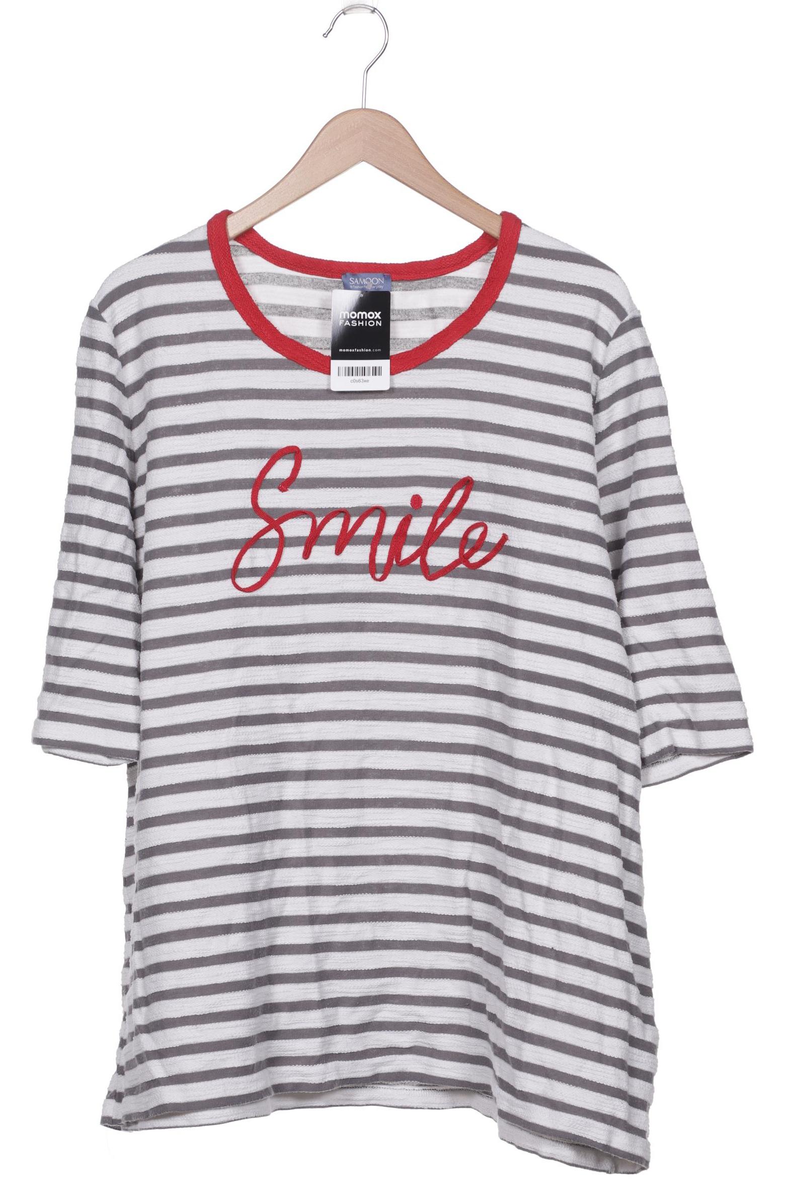 

Samoon by Gerry Weber Damen T-Shirt, grau, Gr. 54