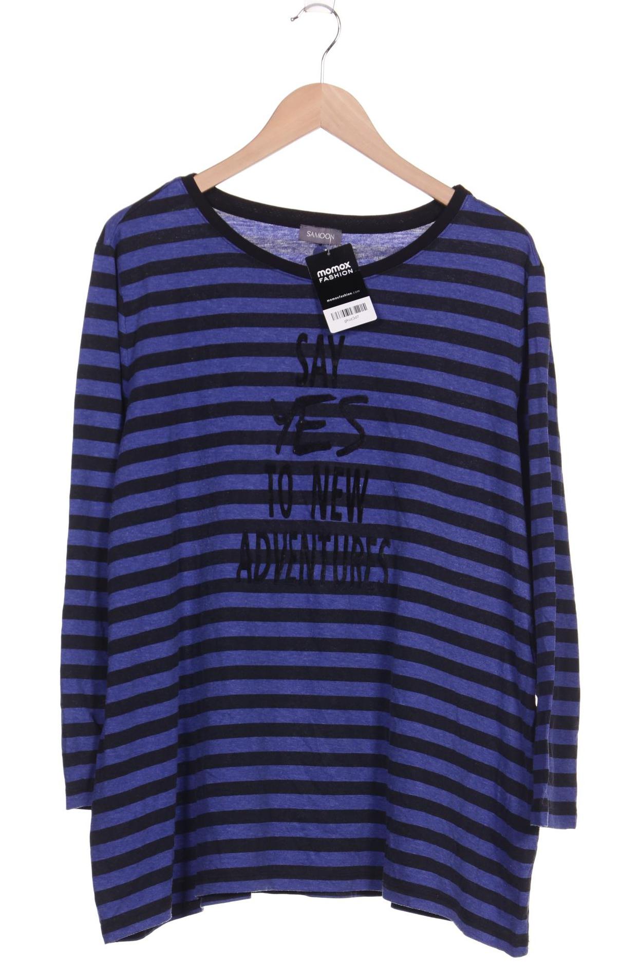

Samoon by Gerry Weber Damen Langarmshirt, schwarz, Gr. 52