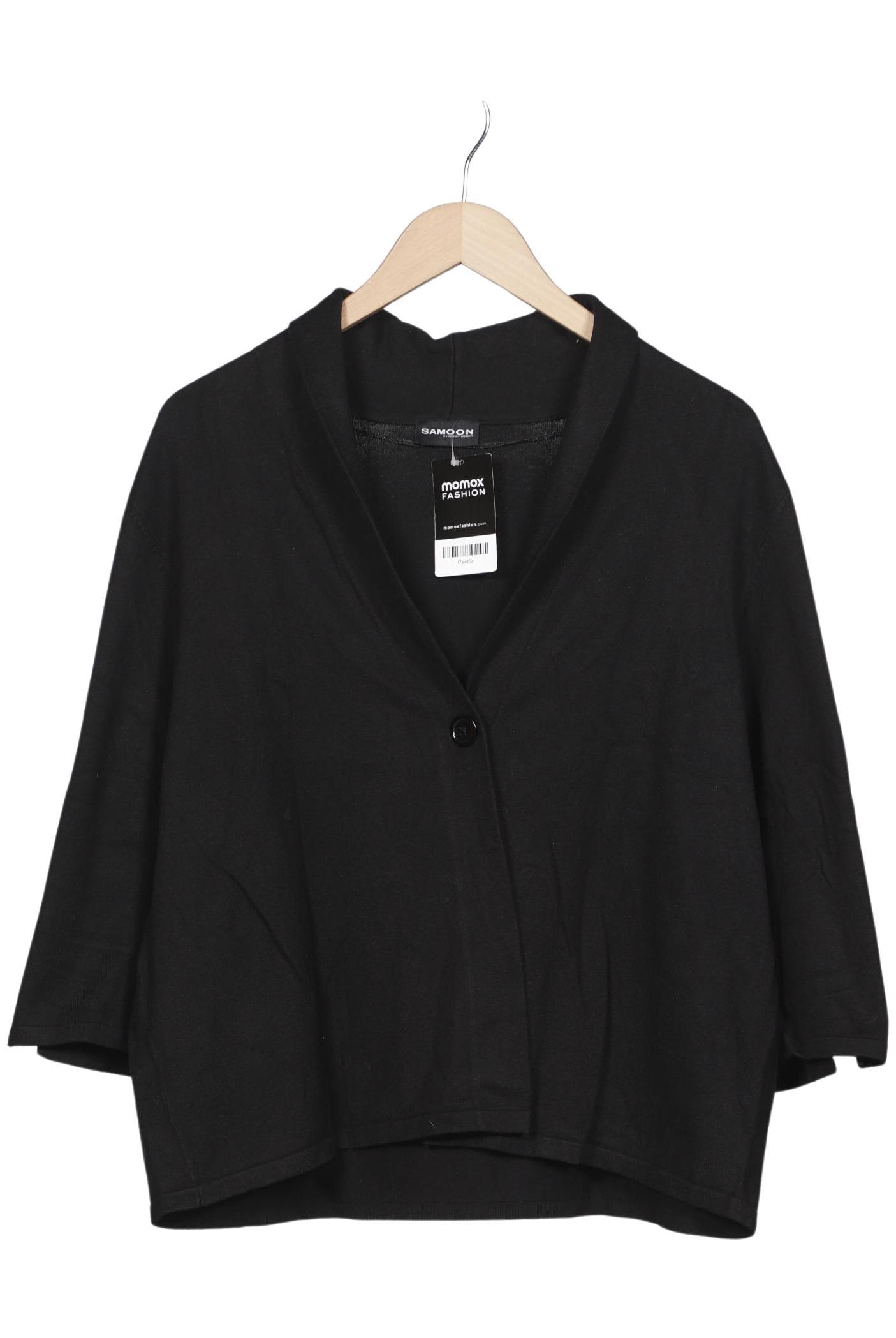 

Samoon by Gerry Weber Damen Strickjacke, schwarz, Gr. 44