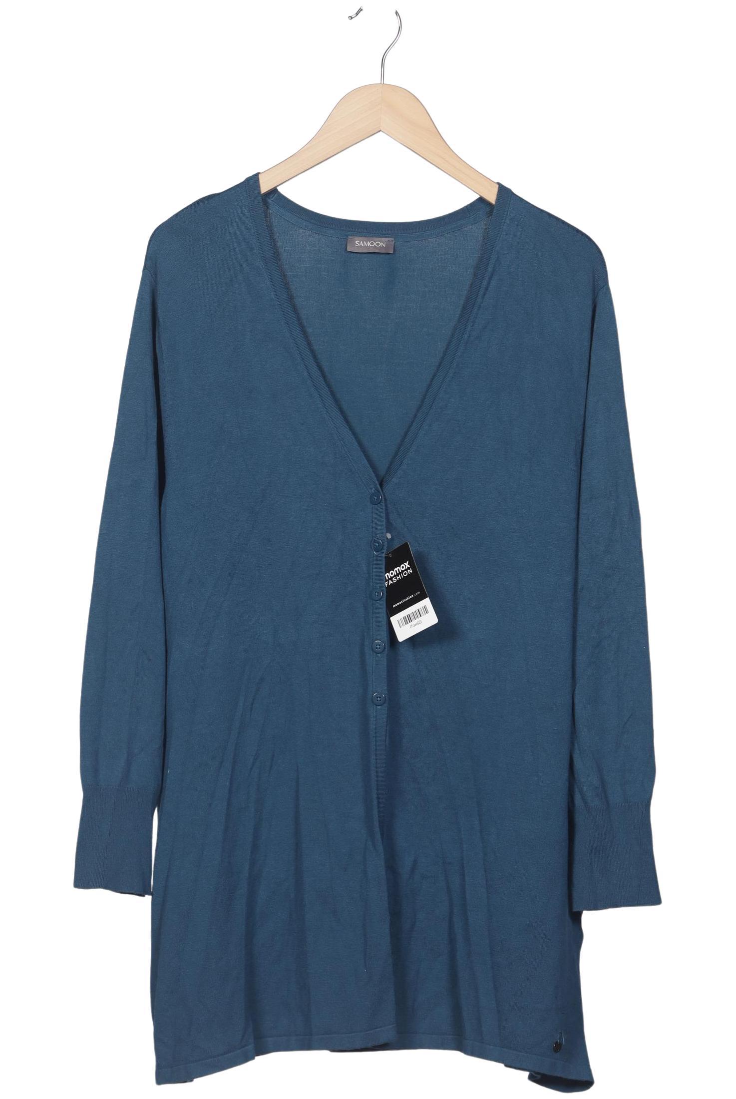 

Samoon by Gerry Weber Damen Strickjacke, blau, Gr. 46