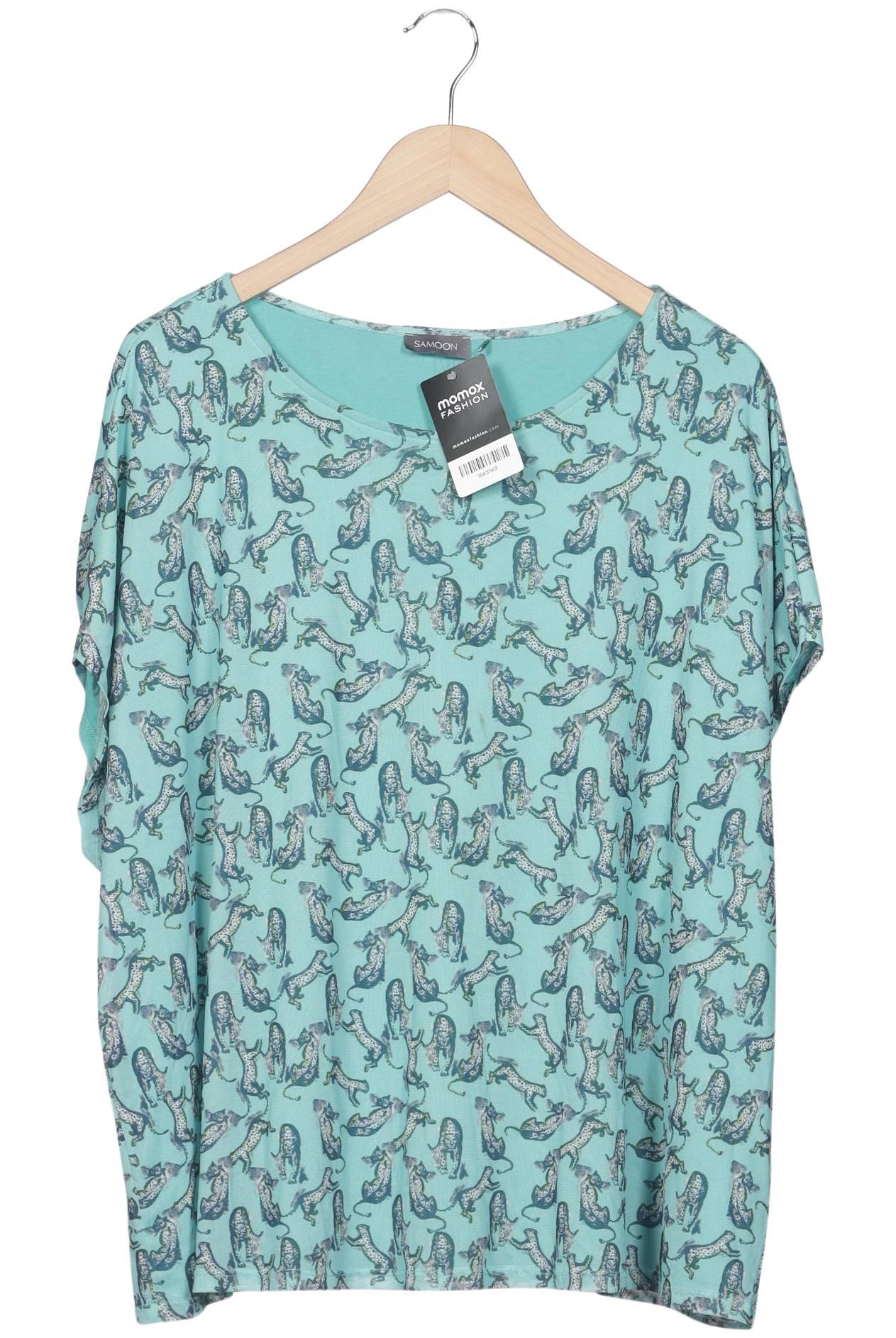 

Samoon by Gerry Weber Damen T-Shirt, türkis, Gr. 50