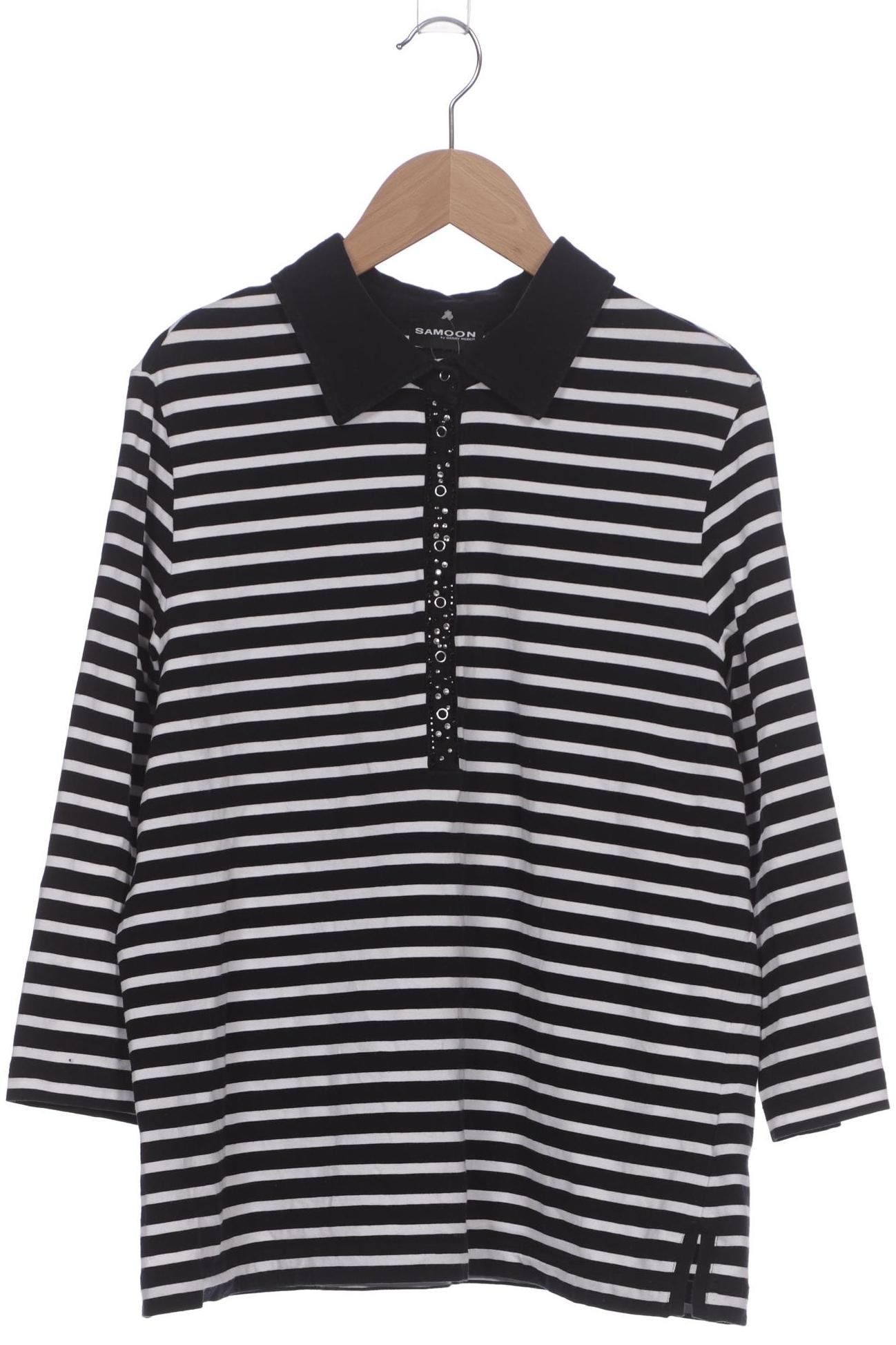 

Samoon by Gerry Weber Damen Langarmshirt, marineblau, Gr. 42