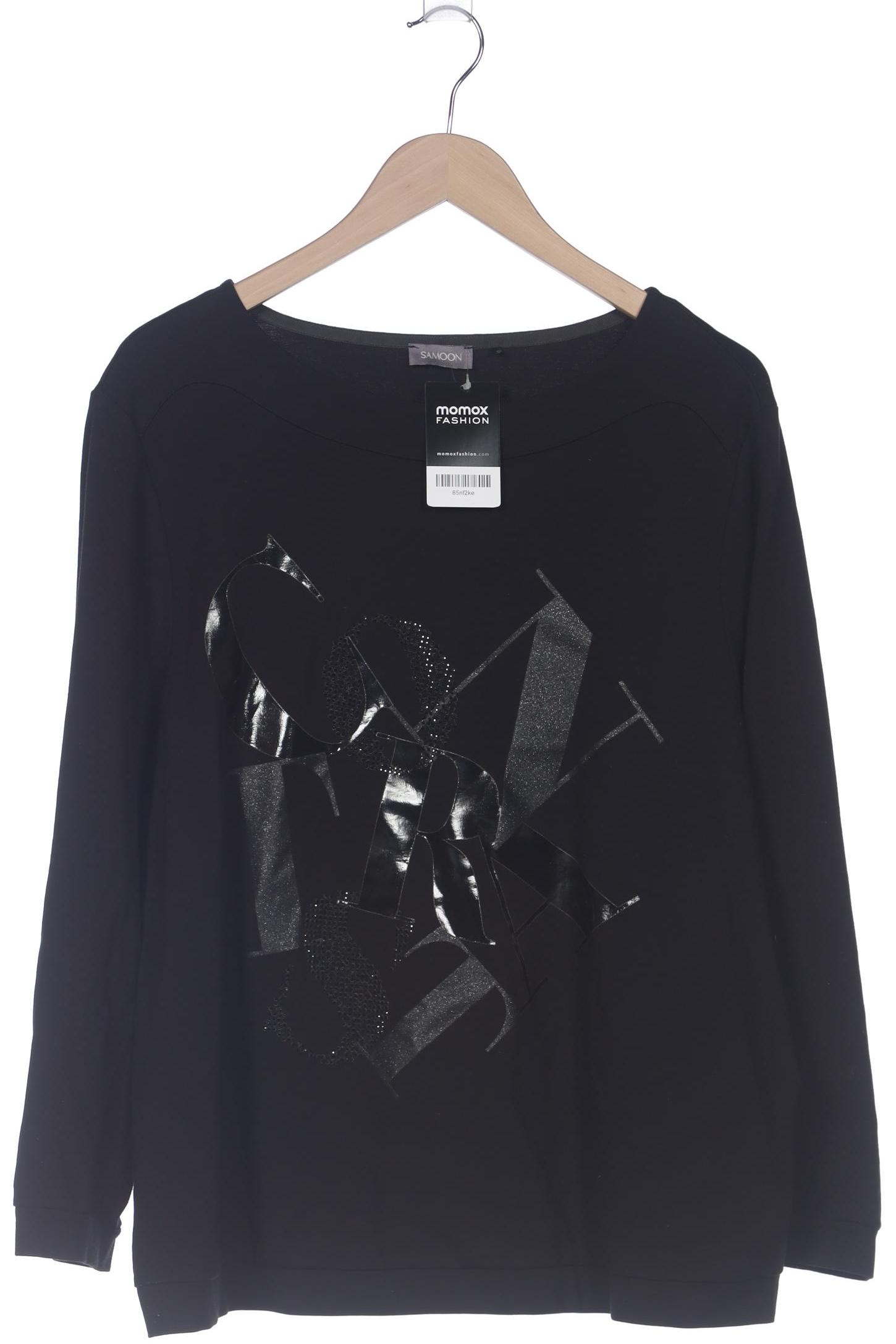 

Samoon by Gerry Weber Damen Sweatshirt, schwarz, Gr. 50