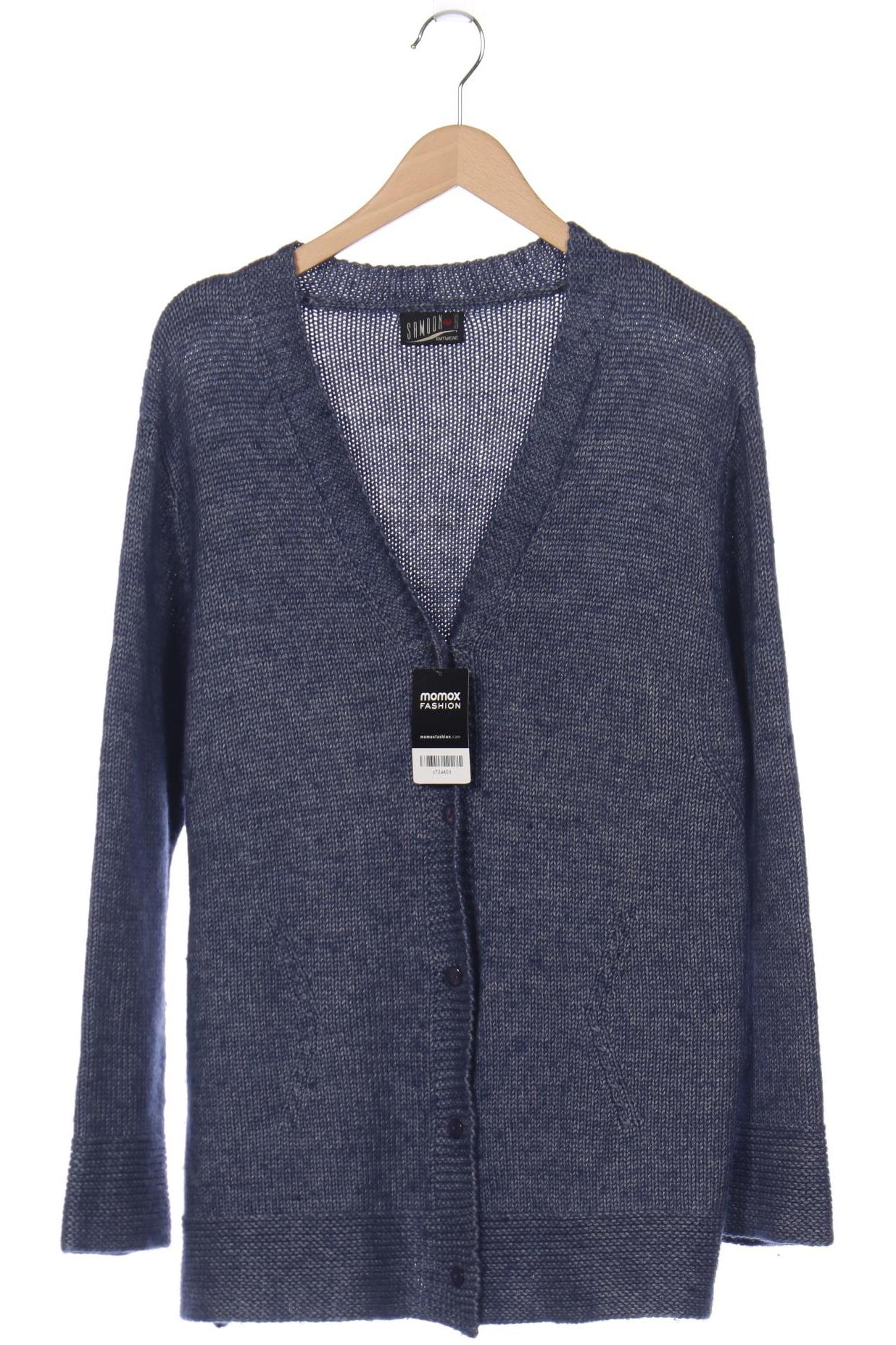 

Samoon by Gerry Weber Damen Strickjacke, blau, Gr. 46