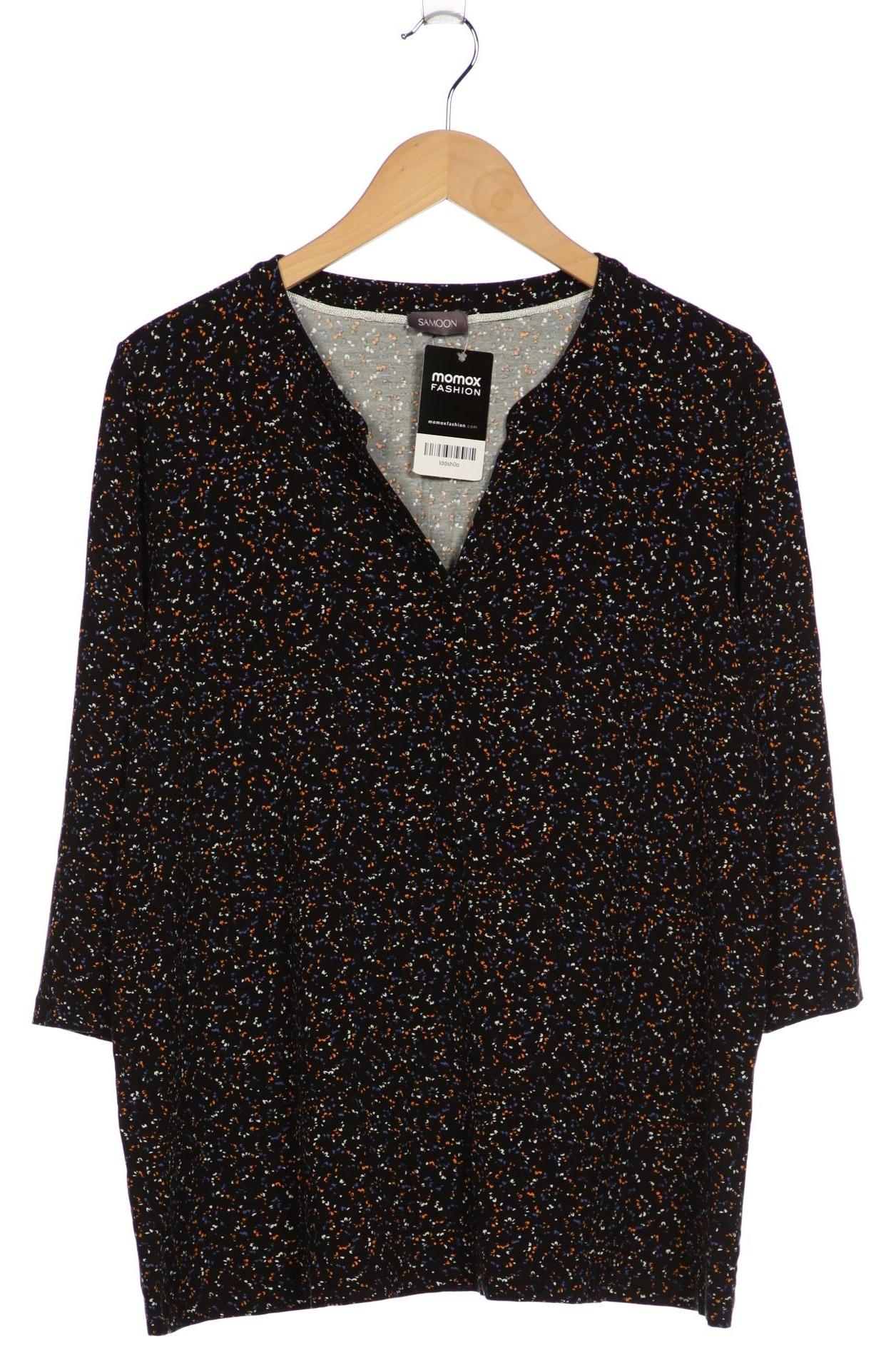 

Samoon by Gerry Weber Damen Langarmshirt, schwarz, Gr. 44