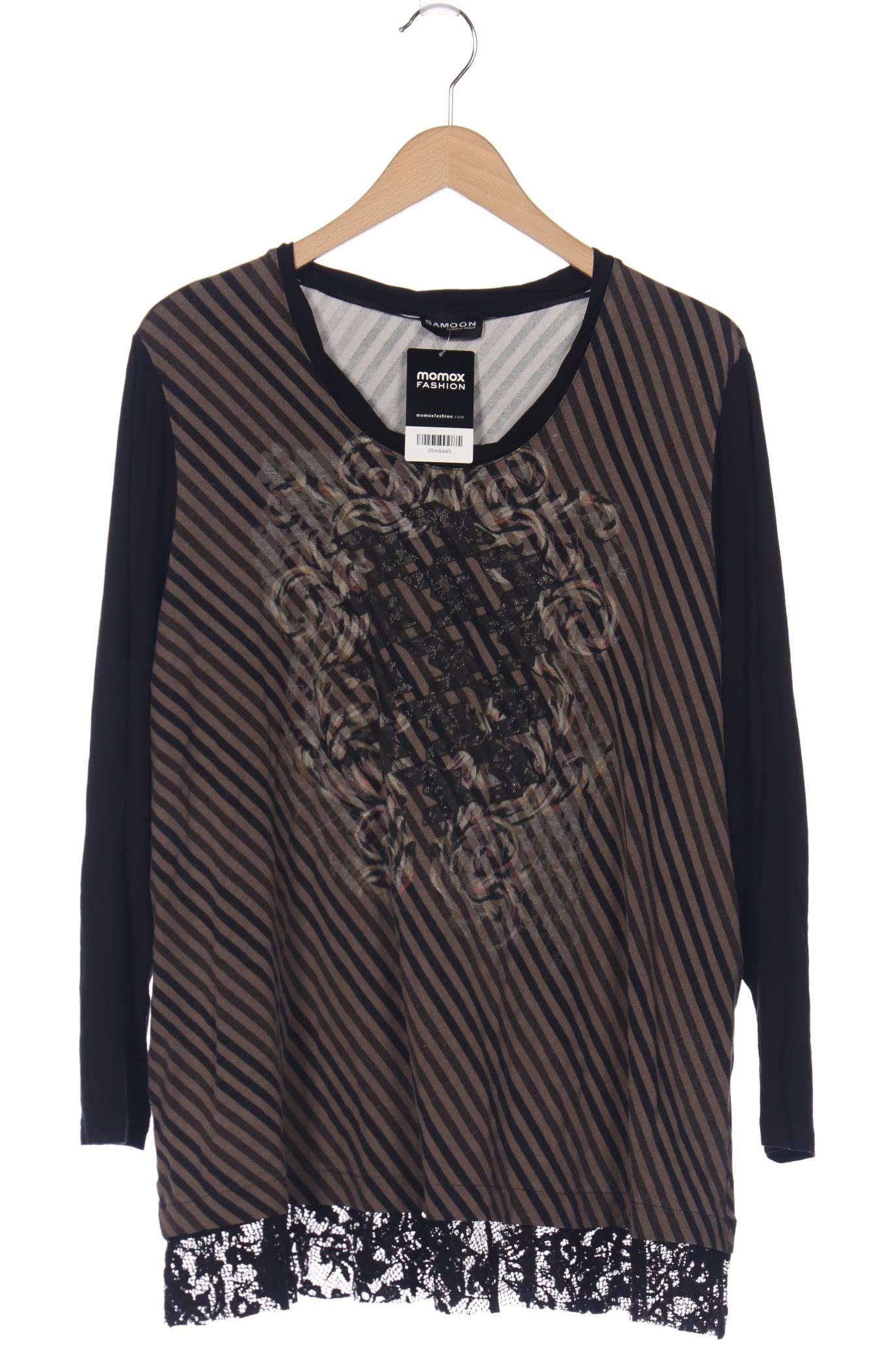

Samoon by Gerry Weber Damen Langarmshirt, braun, Gr. 48