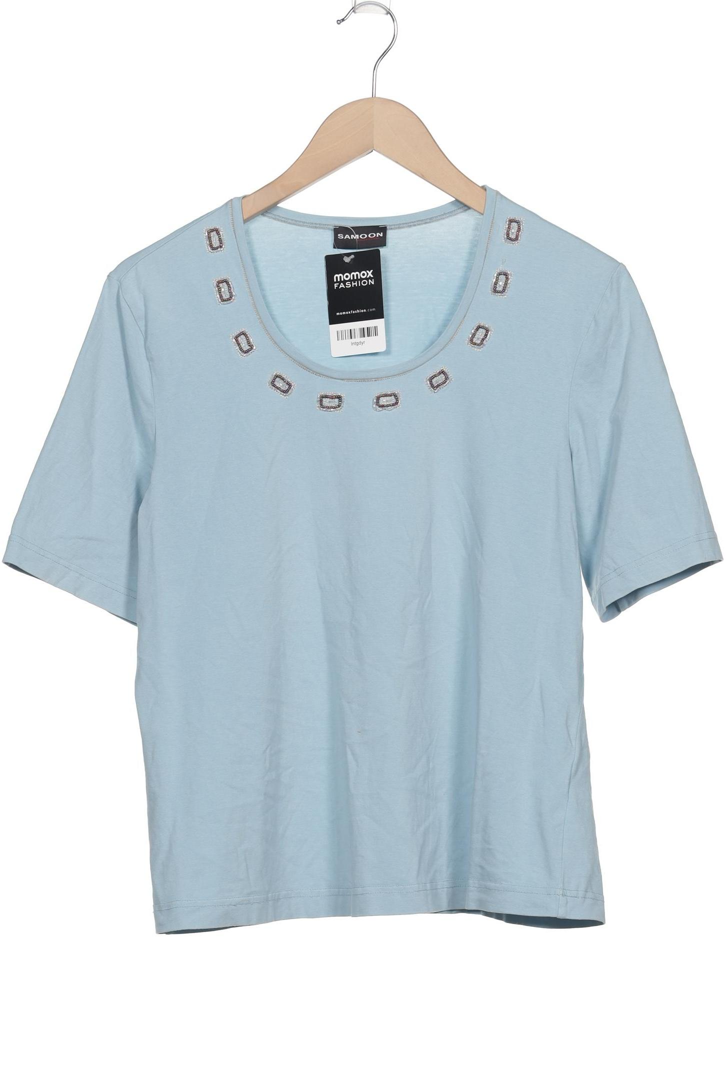 

Samoon by Gerry Weber Damen T-Shirt, hellblau, Gr. 42