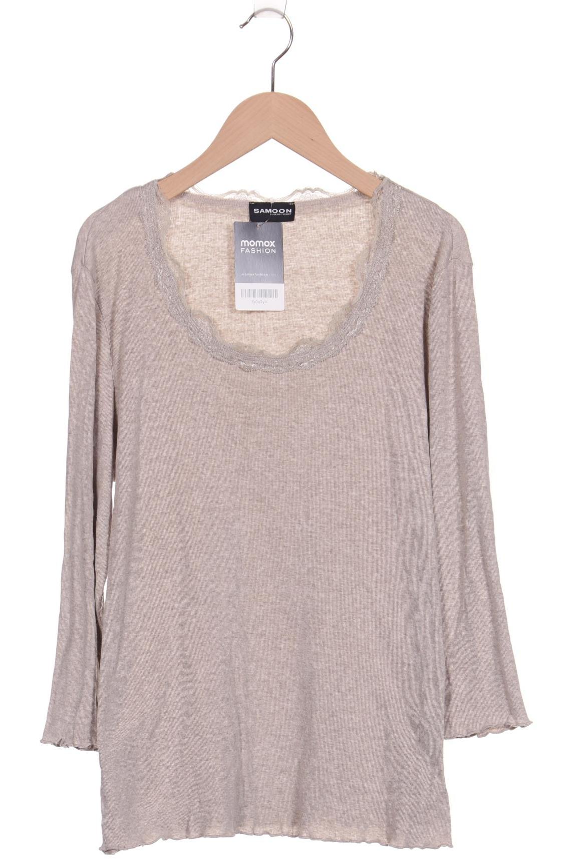 

Samoon by Gerry Weber Damen Langarmshirt, beige, Gr. 42
