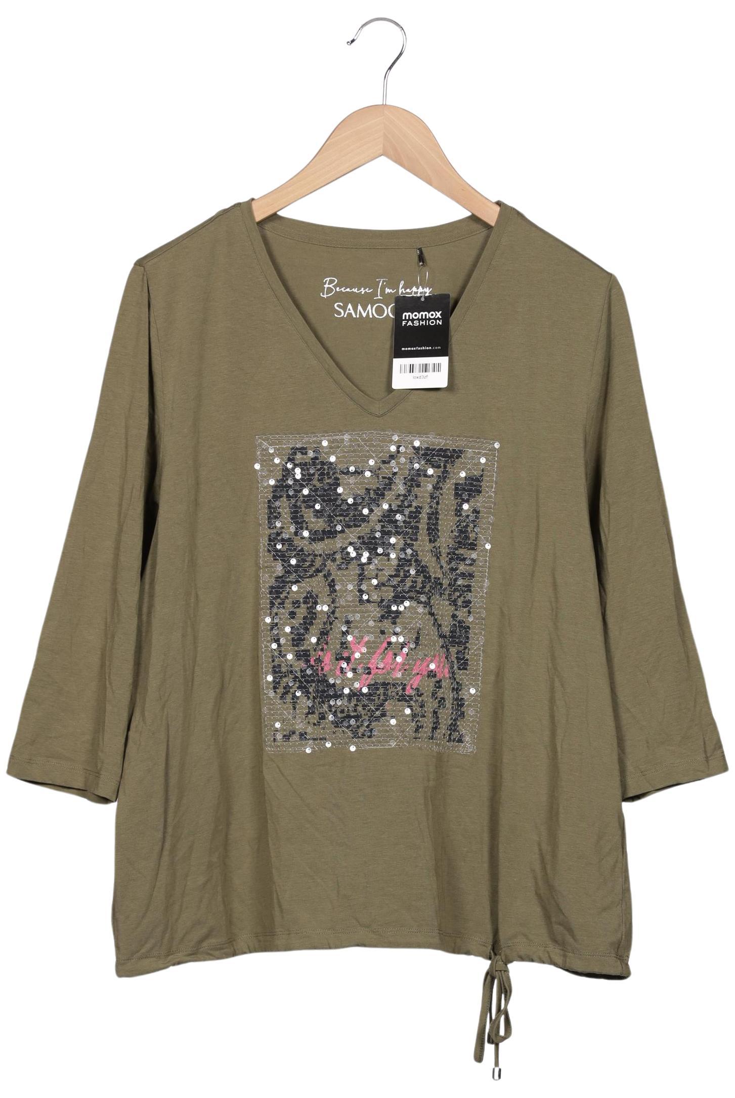Thumbnail - Samoon by Gerry Weber Damen Langarmshirt, grün, Gr. 48