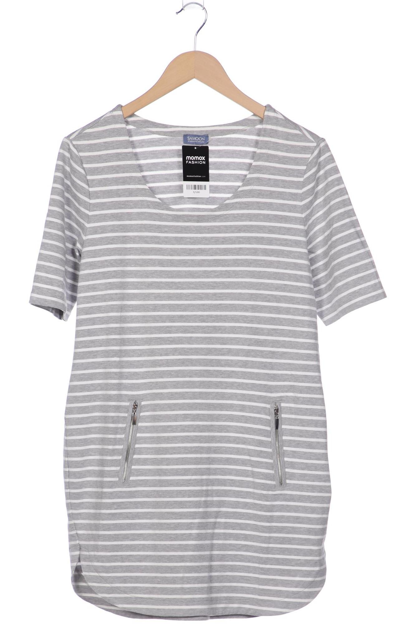 

Samoon by Gerry Weber Damen T-Shirt, grau, Gr. 42