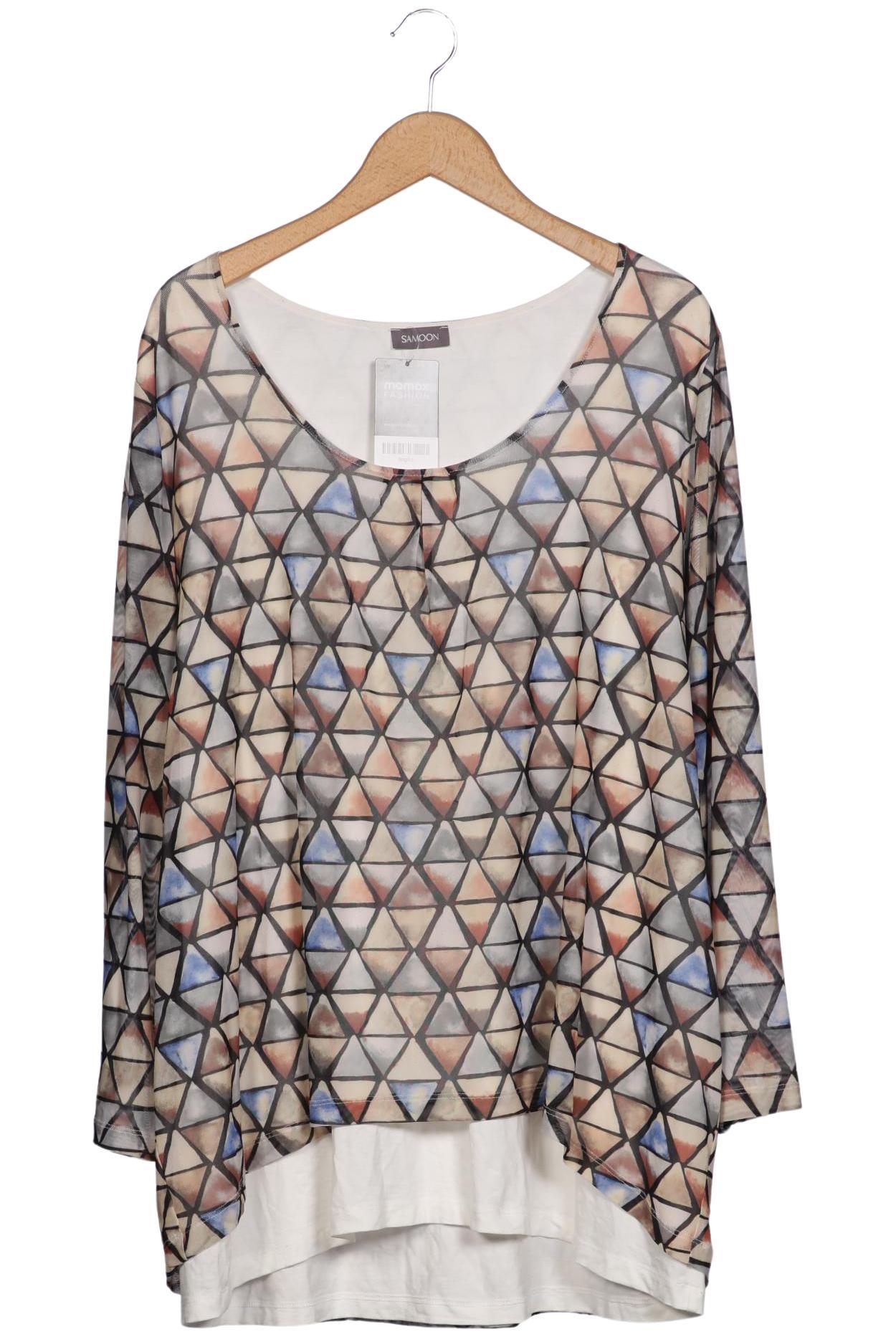 

Samoon by Gerry Weber Damen Langarmshirt, mehrfarbig, Gr. 50