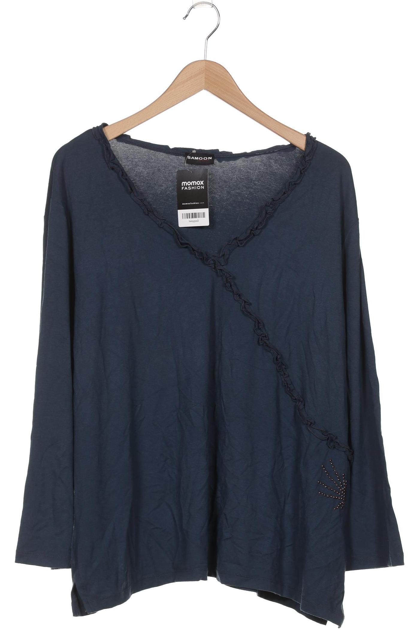 

Samoon by Gerry Weber Damen Langarmshirt, marineblau, Gr. 50