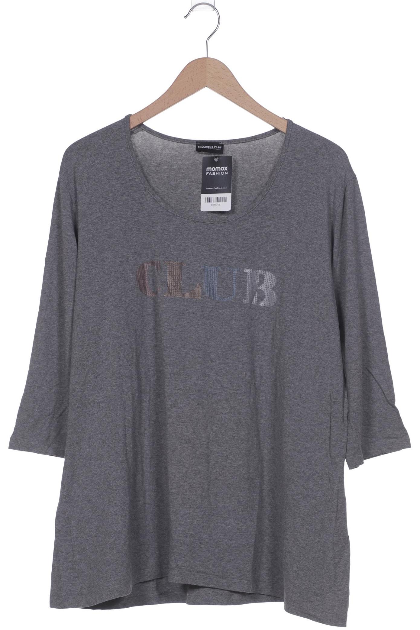 

Samoon by Gerry Weber Damen Langarmshirt, grau, Gr. 52