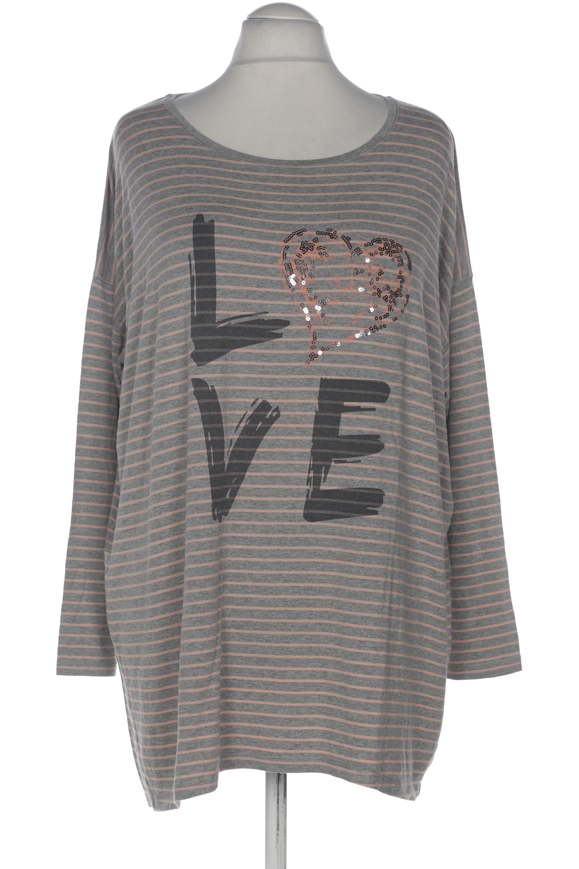 

Samoon by Gerry Weber Damen Langarmshirt, grau, Gr. 56